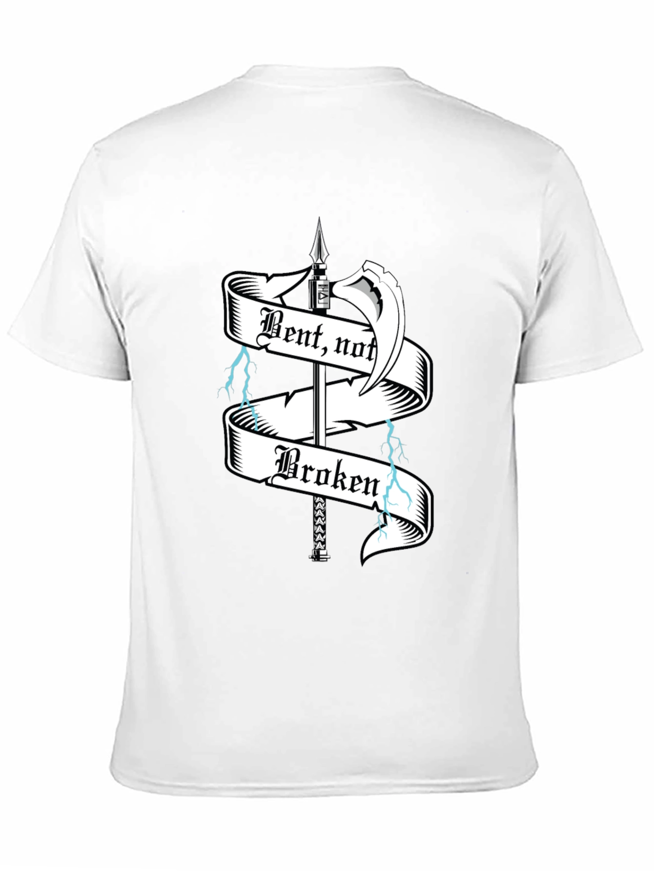 Bent Not Broken Graphic Tee - Black