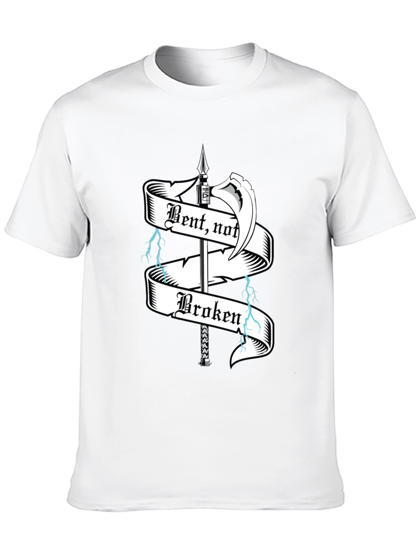 Bent Not Broken Graphic Tee - Black