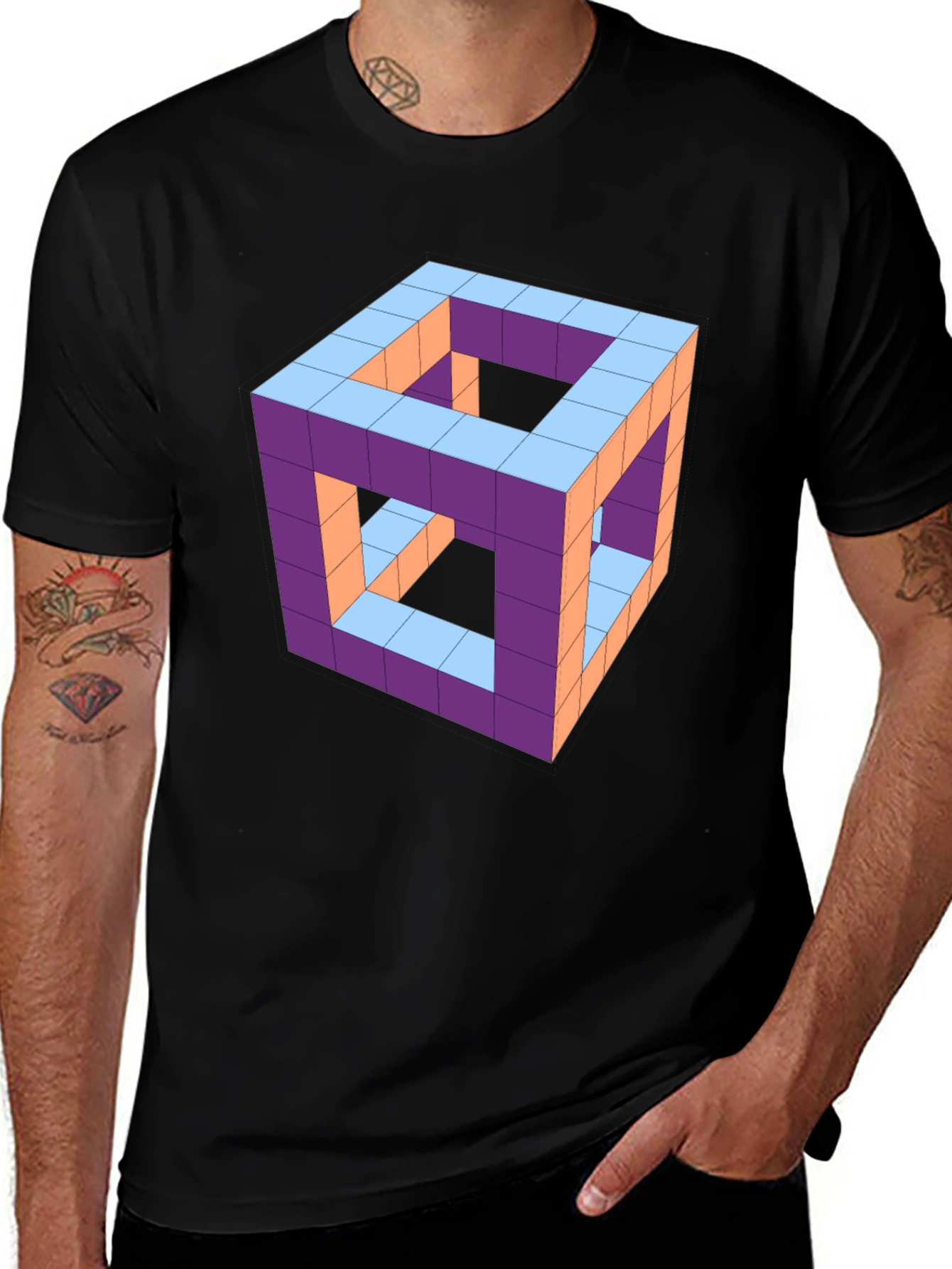 Impossible Cube Graphic Tee