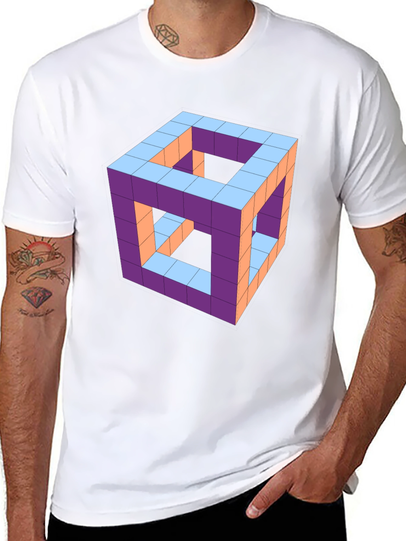 Impossible Cube Graphic Tee