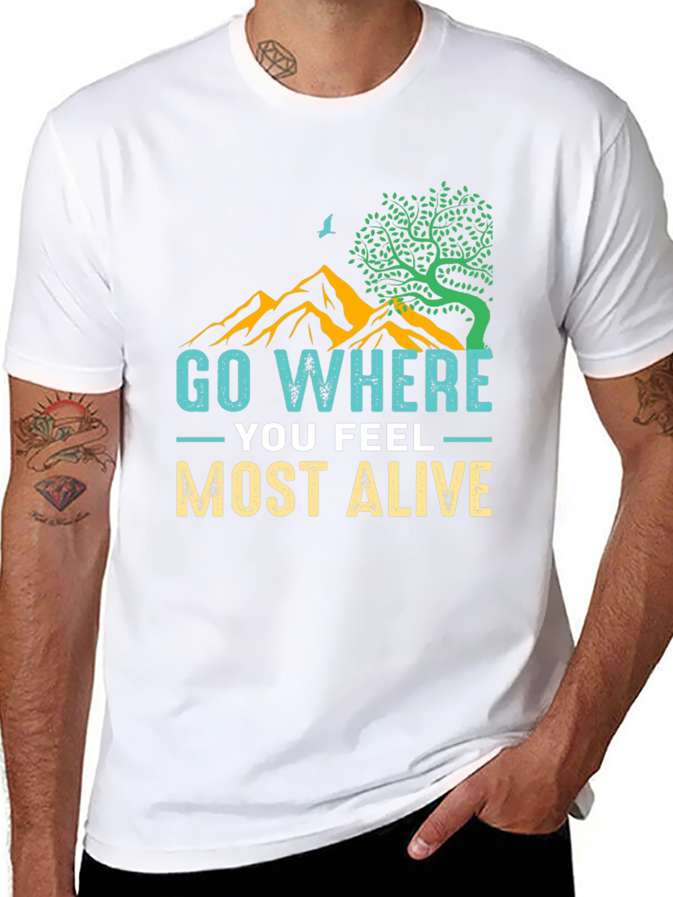 Go Where You Feel Most Alive Graphic Tee