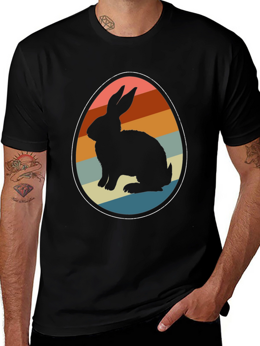Retro Easter Bunny Egg T-Shirt