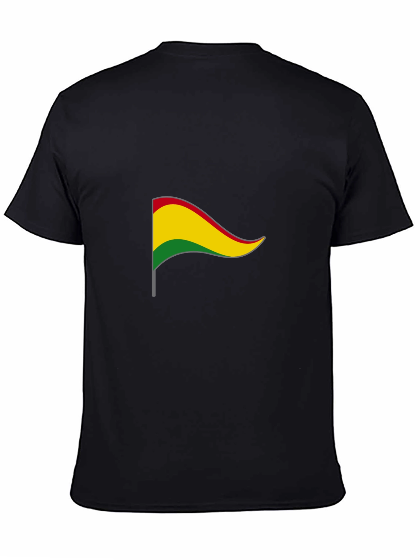 Bolivia Flag Graphic Tee - Black Unisex T-Shirt