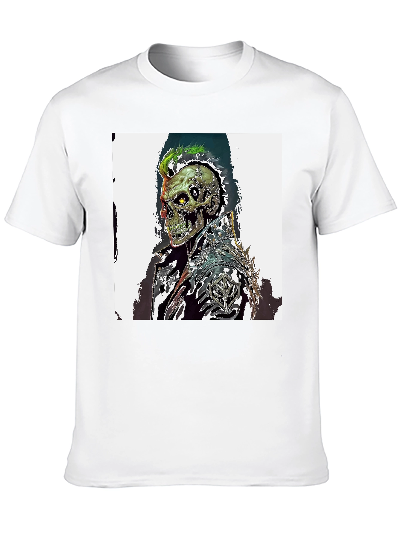 Skull Warrior Graphic Black T-Shirt