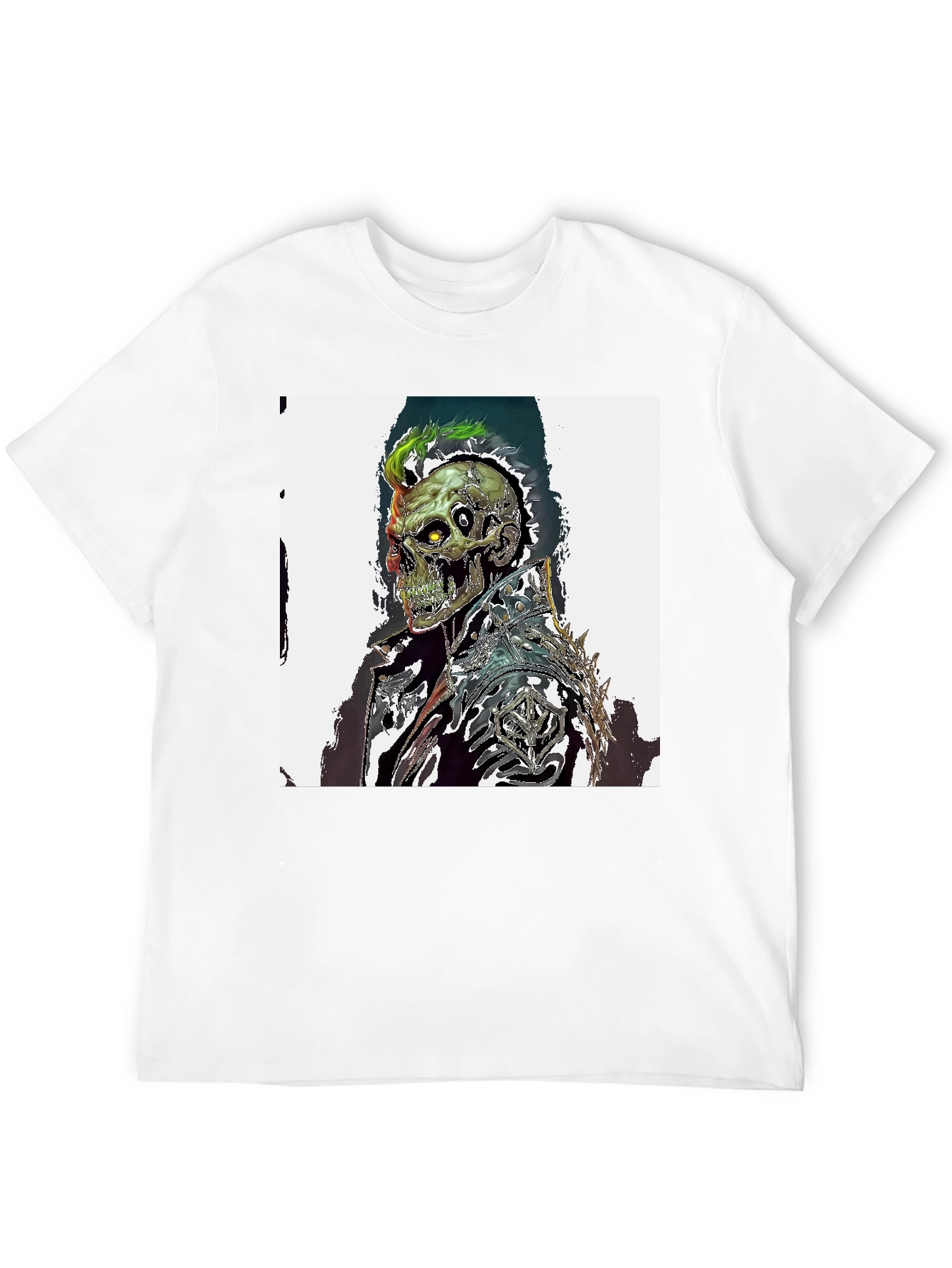 Skull Warrior Graphic Black T-Shirt