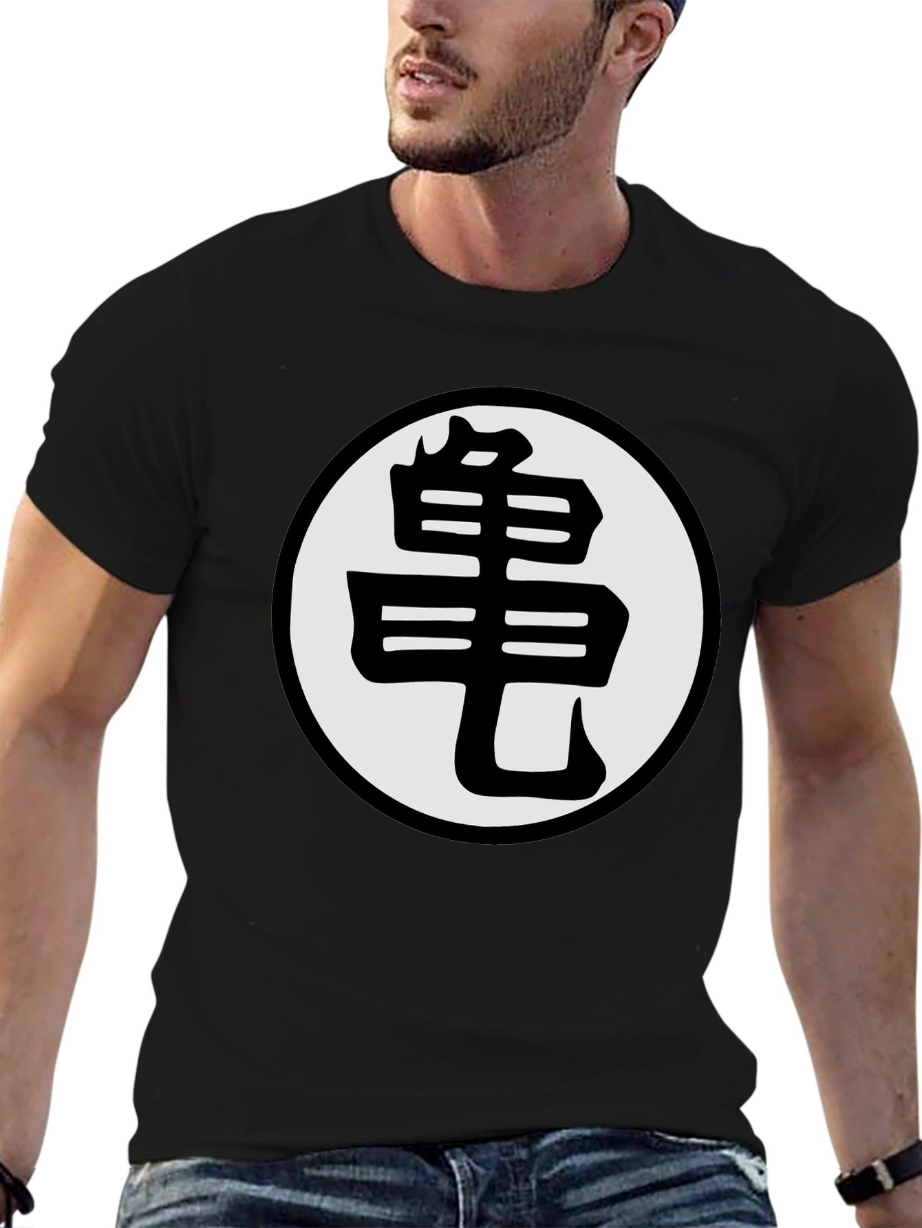 Dragon Ball Z Goku Symbol Black T-Shirt