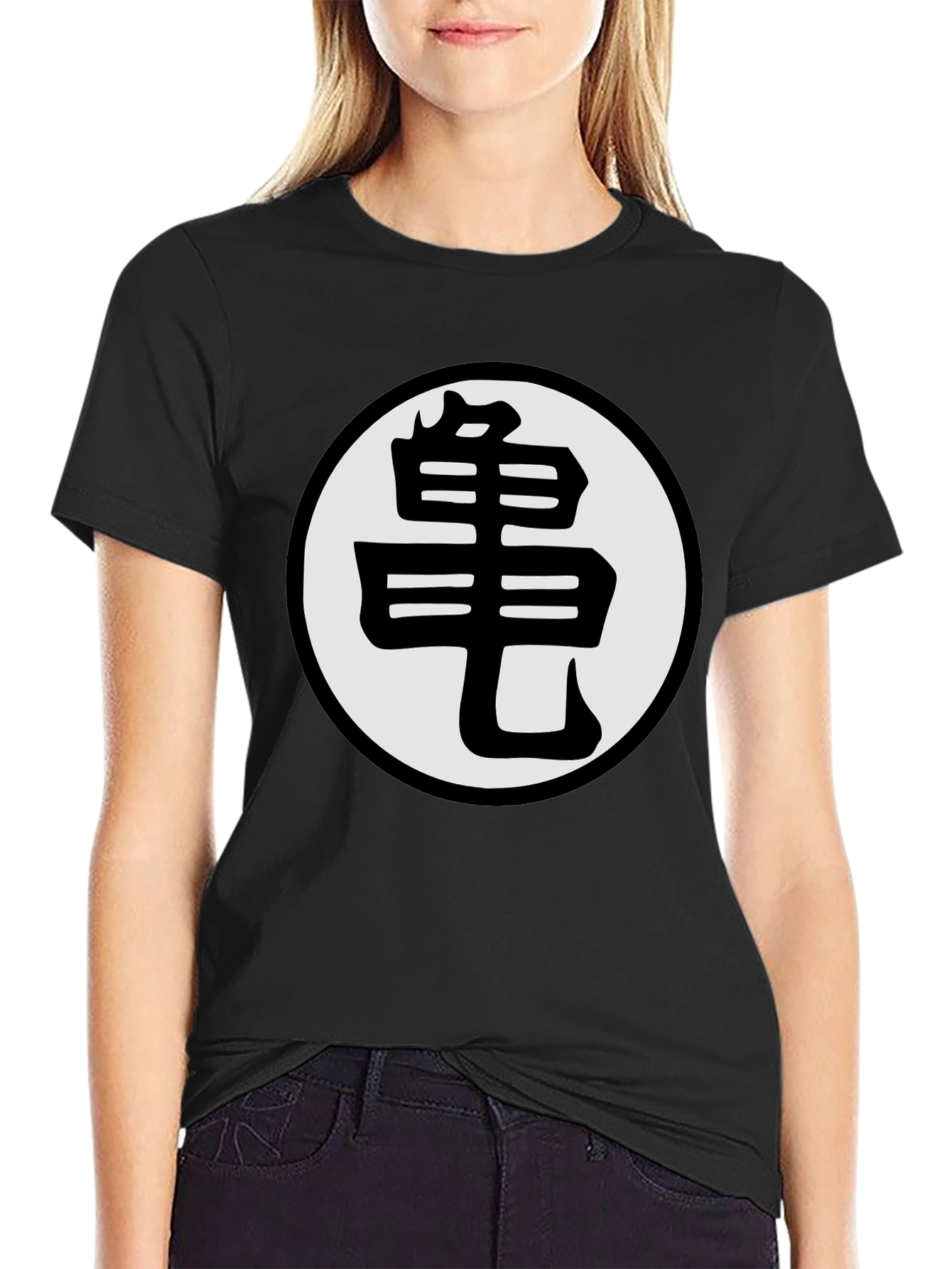 Dragon Ball Z Goku Symbol Black T-Shirt