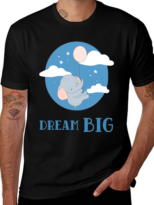 Dream Big Elephant Balloon T-Shirt