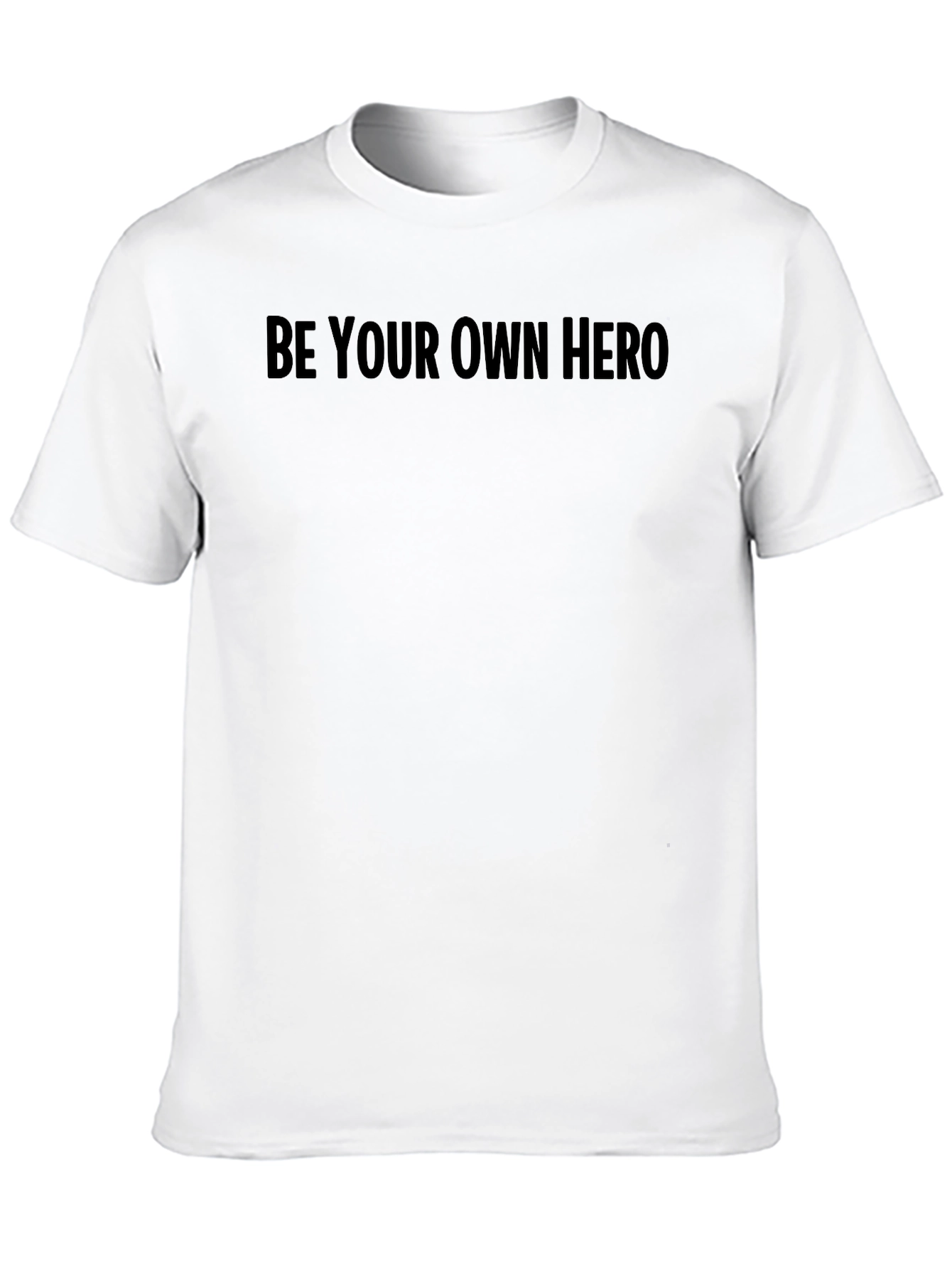 Be Your Own Hero Black Graphic Tee - Mens