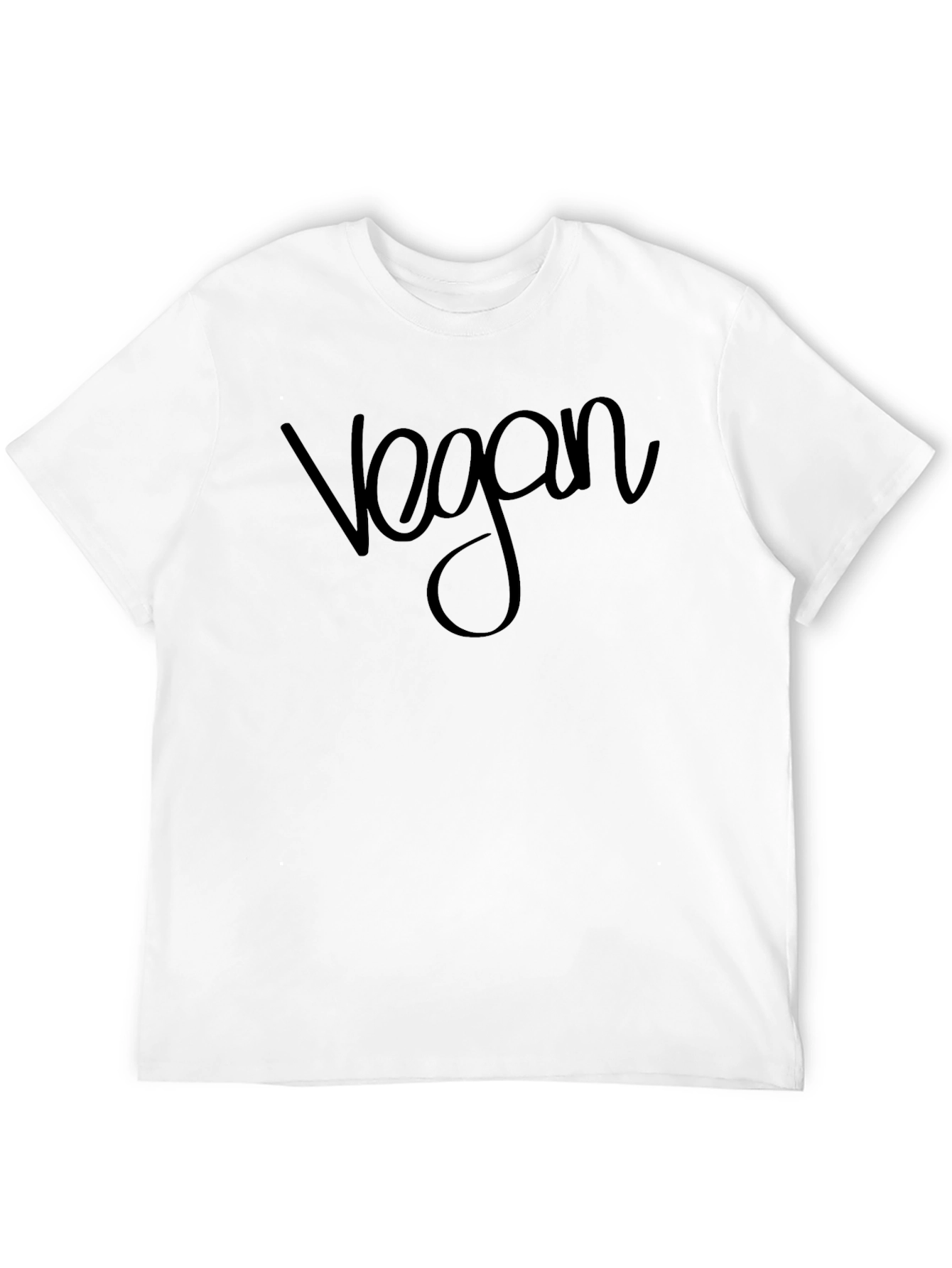 Vegan Black T-Shirt - Stylish & Comfortable