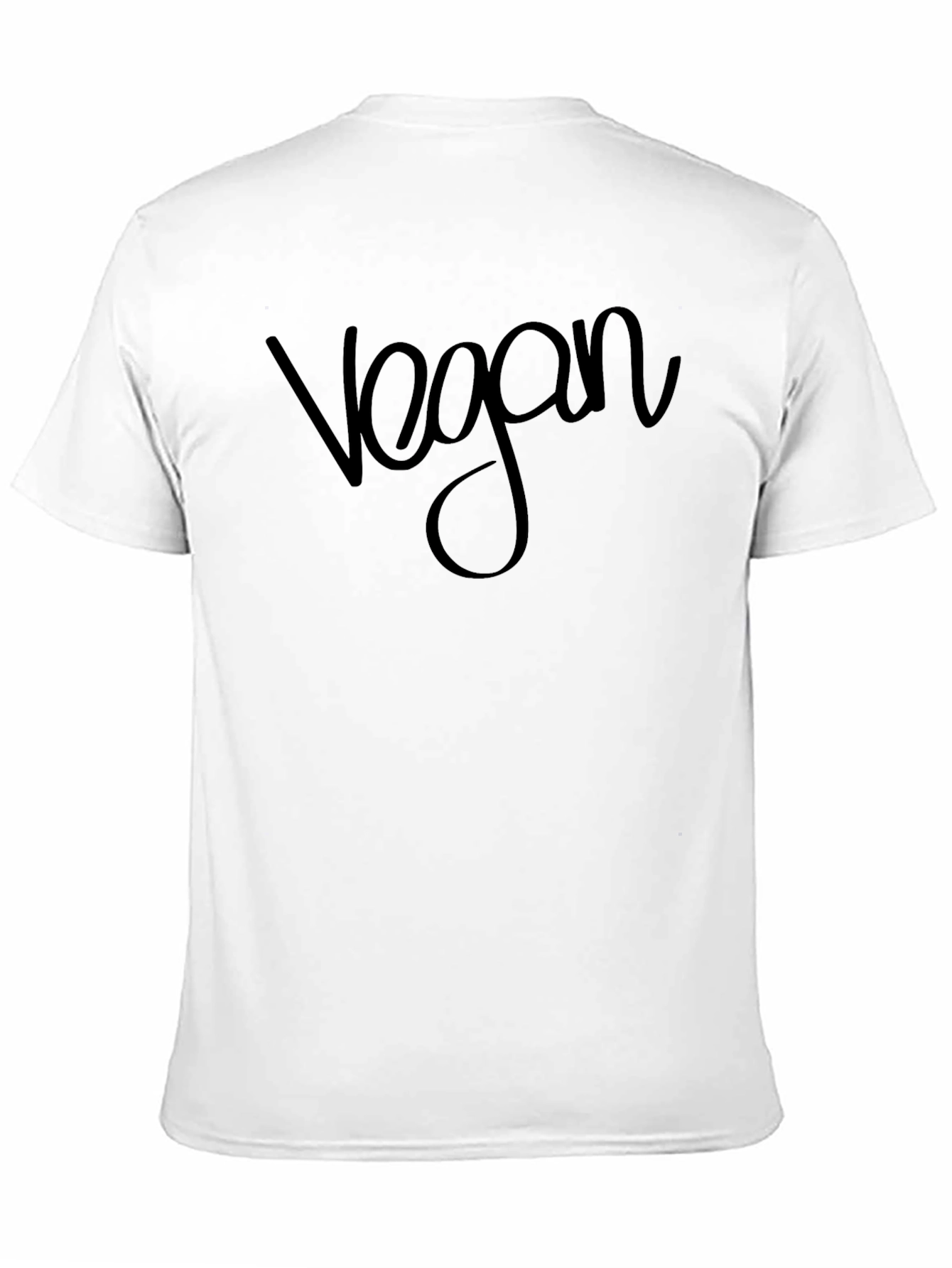 Vegan Black T-Shirt - Stylish & Comfortable