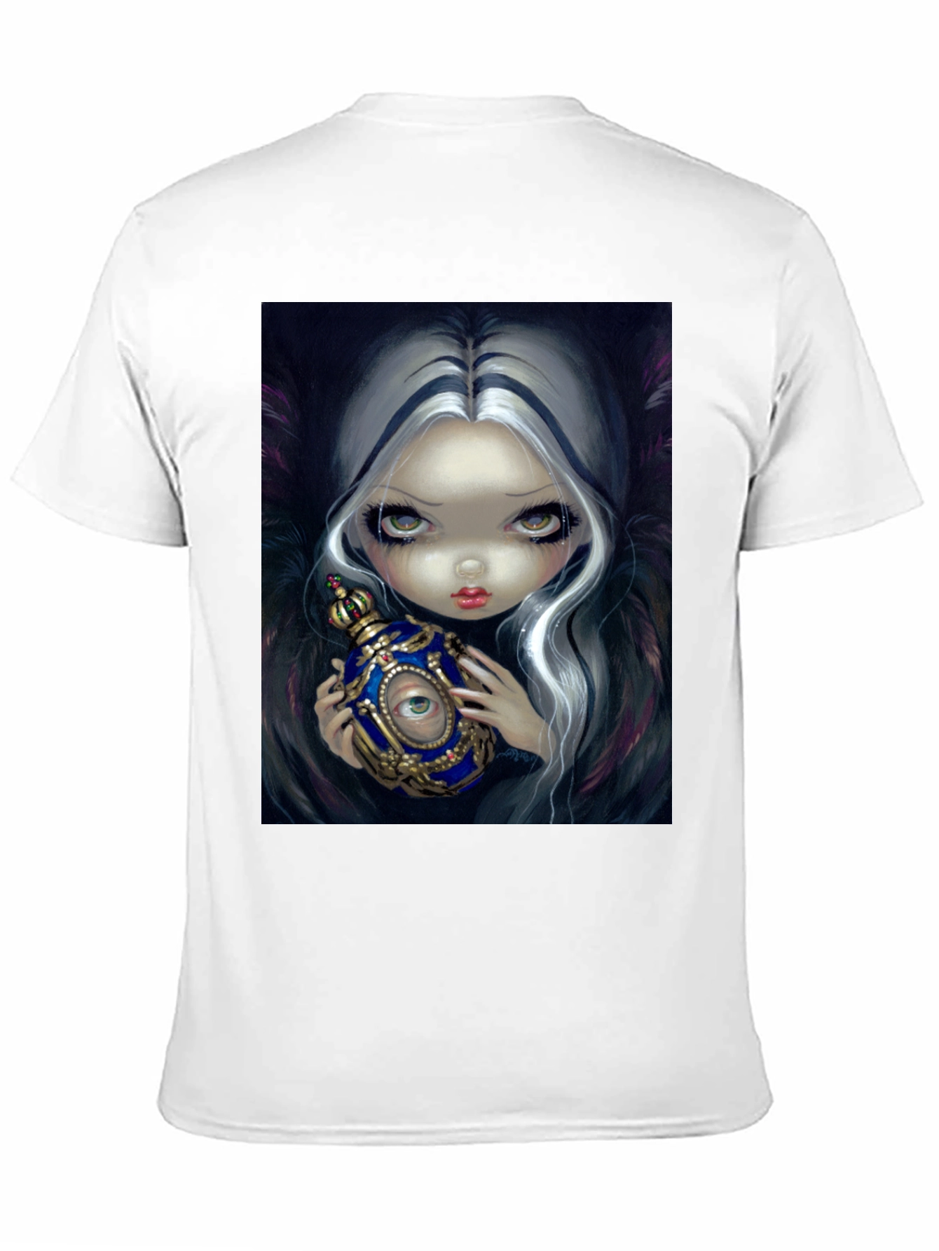 Eerie Eye Potion Black Graphic T-Shirt