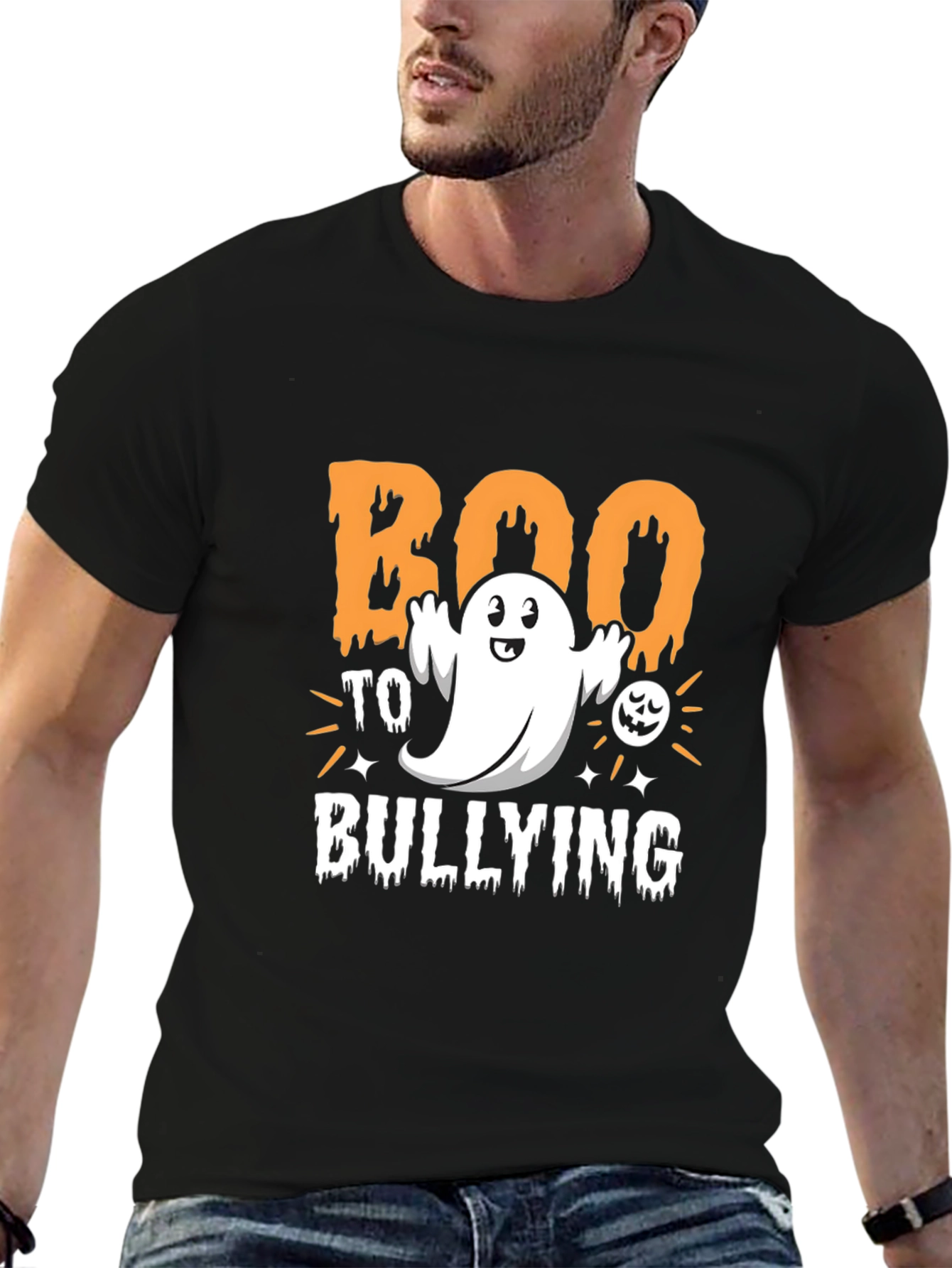 Boo To Bullying Halloween Graphic Tee