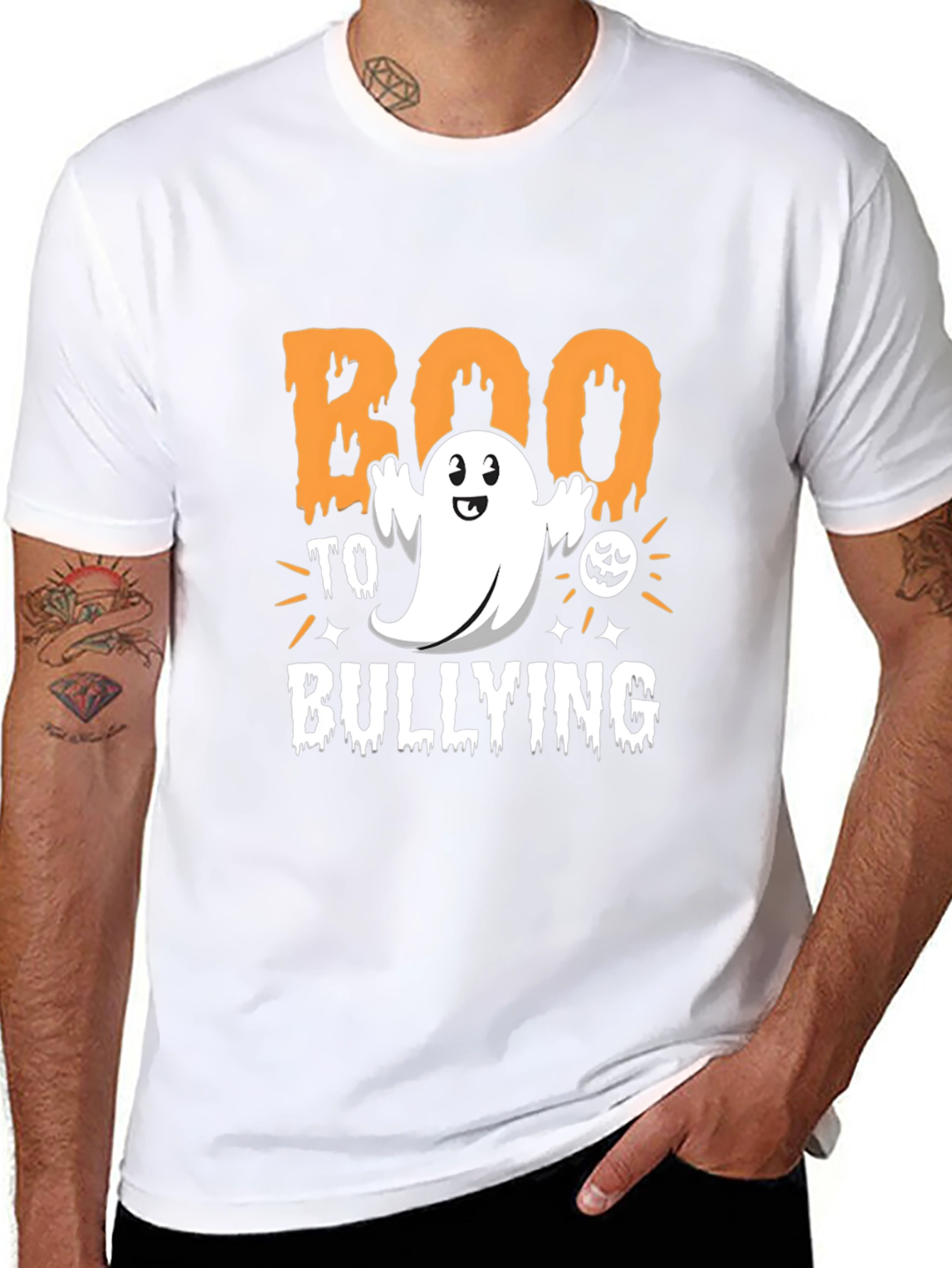 Boo To Bullying Halloween Graphic Tee