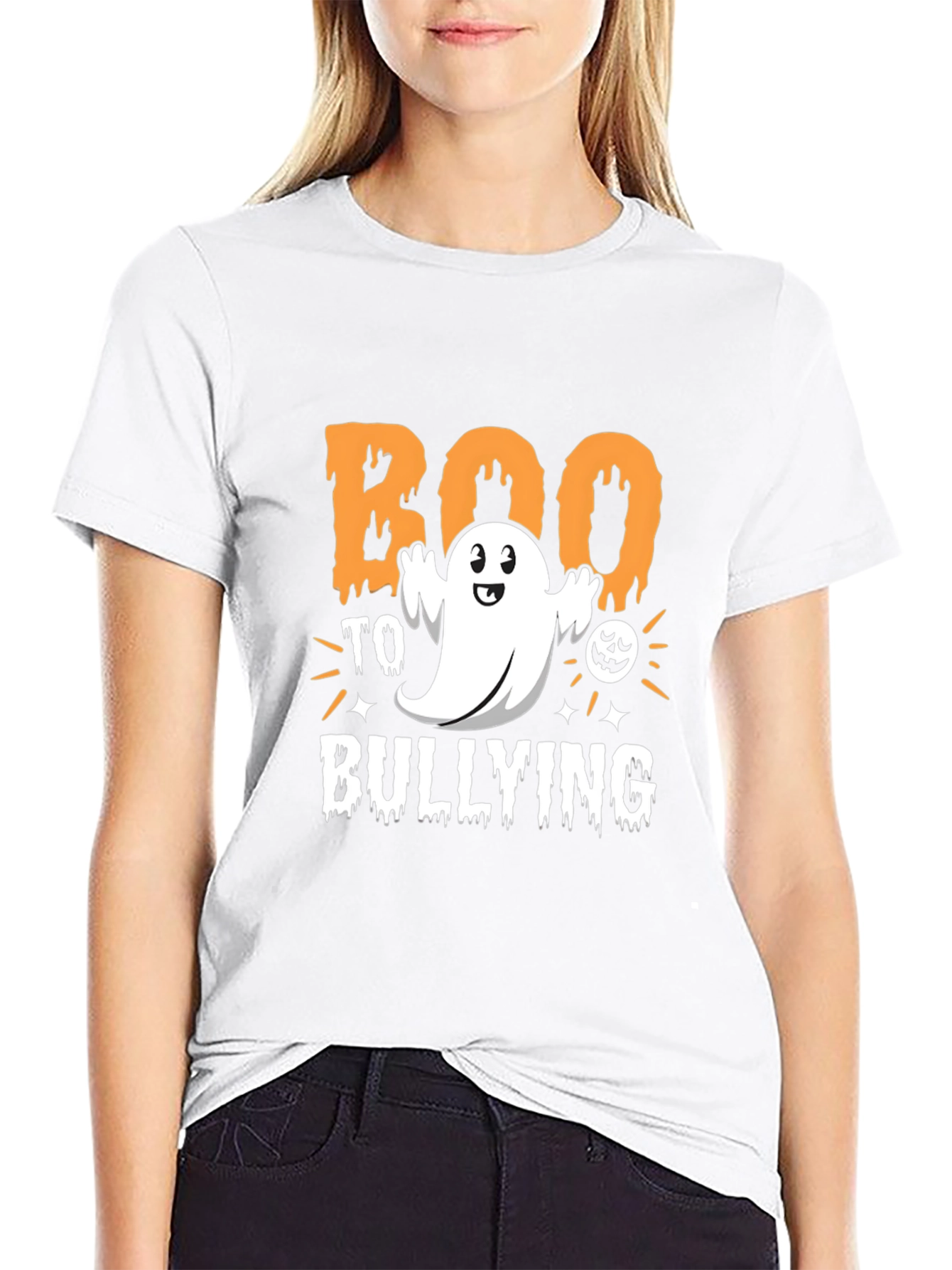 Boo To Bullying Halloween Graphic Tee