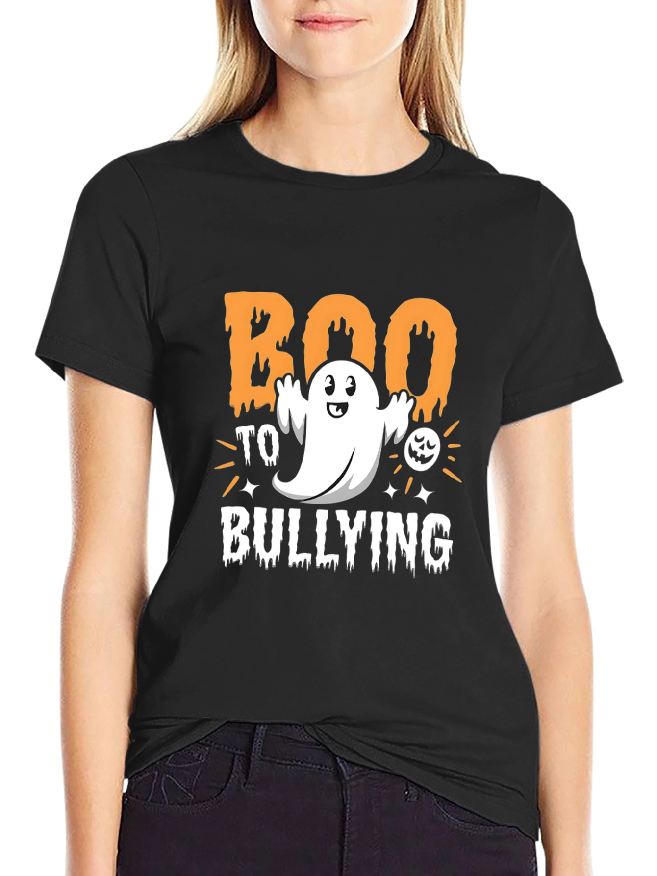 Boo To Bullying Halloween Graphic Tee