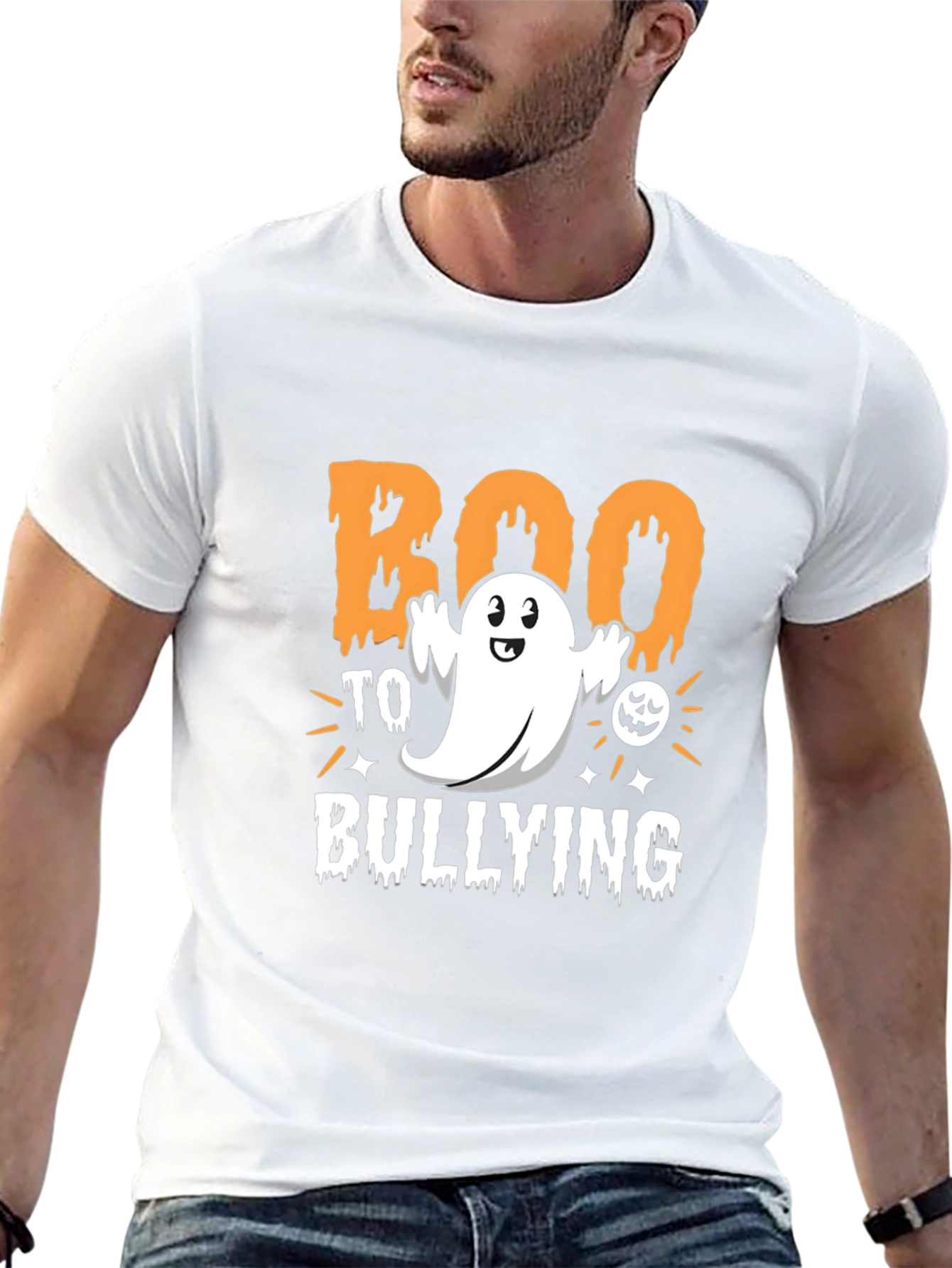 Boo To Bullying Halloween Graphic Tee