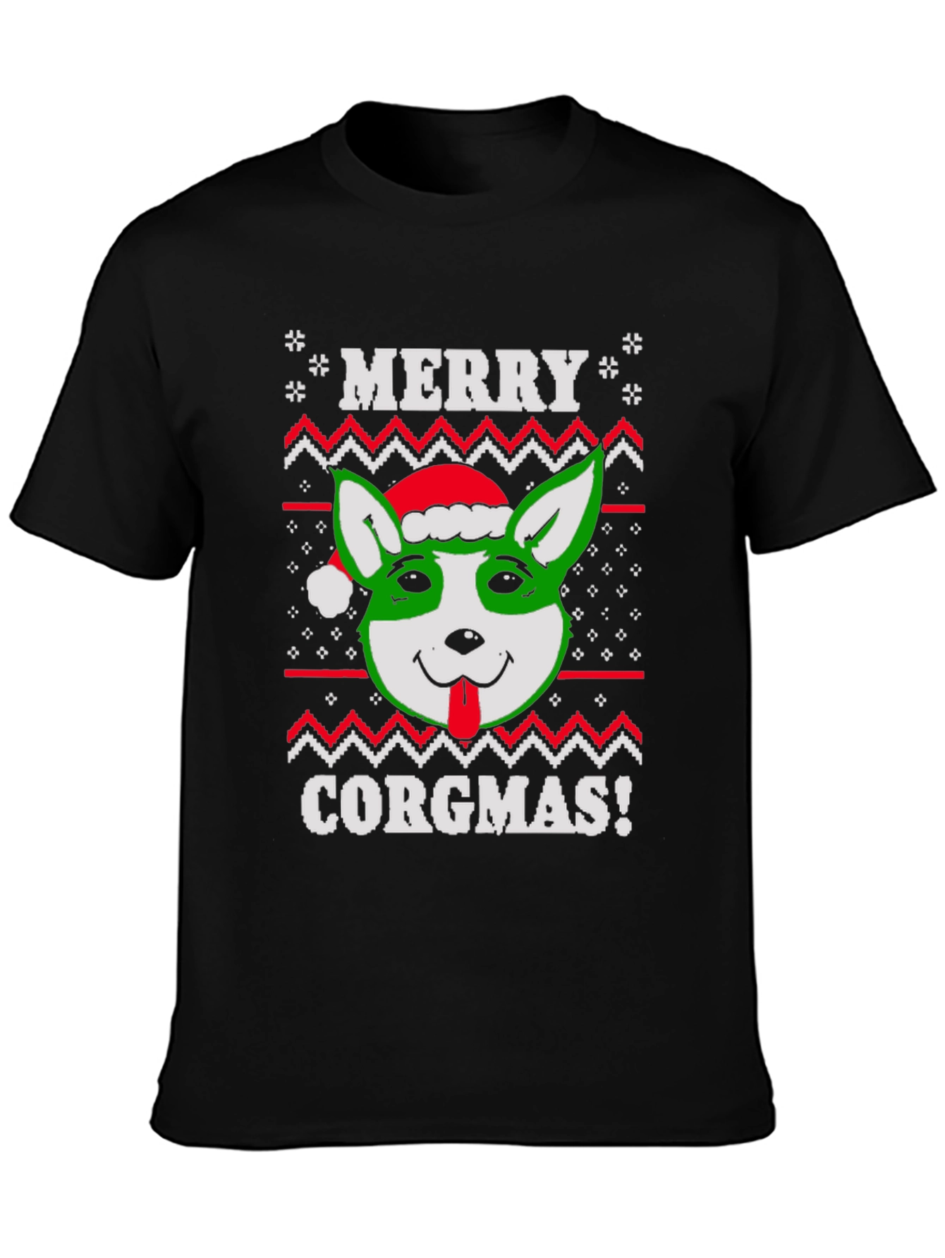 Merry Corgmas Ugly Christmas T-Shirt