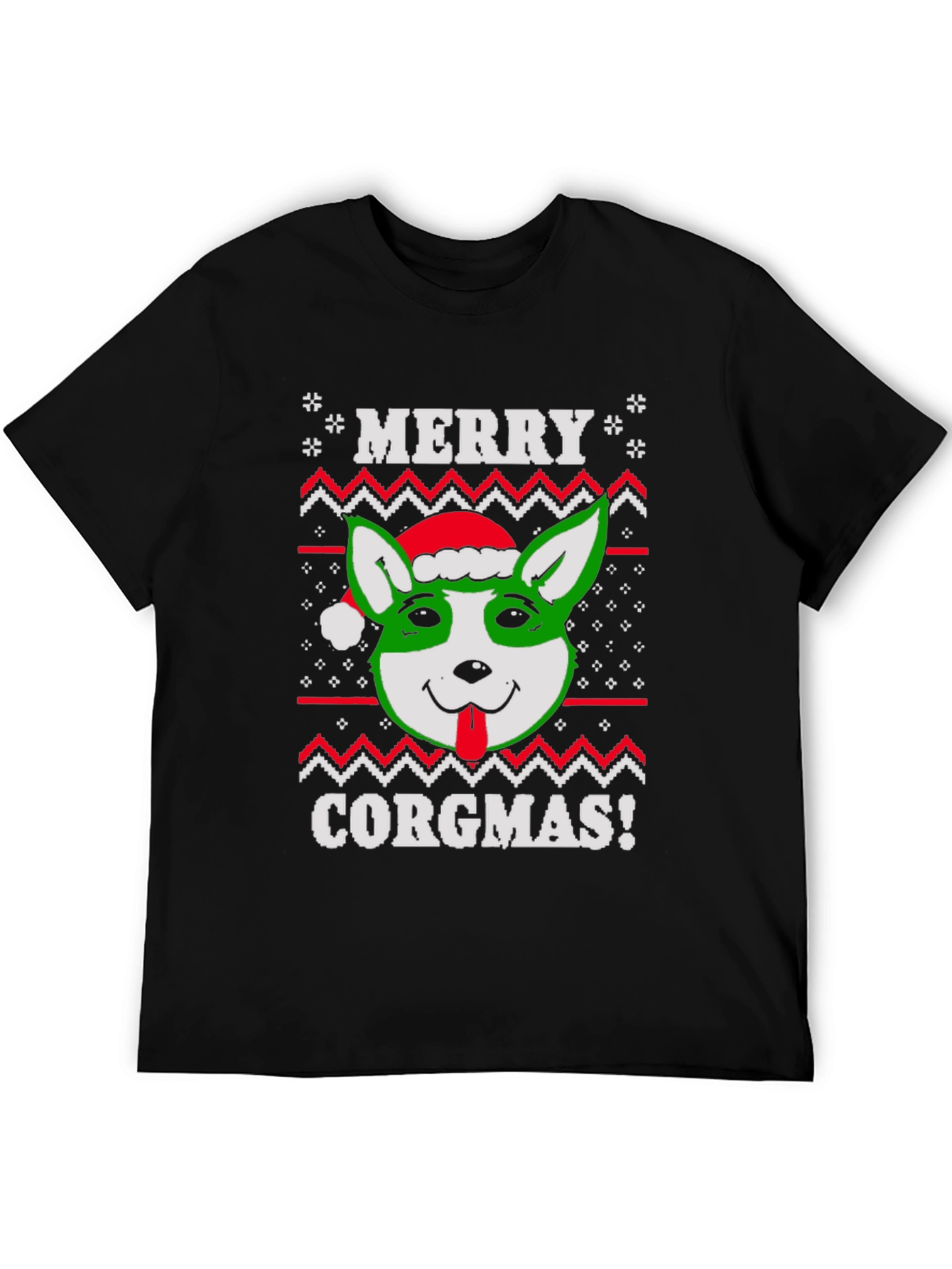 Merry Corgmas Ugly Christmas T-Shirt