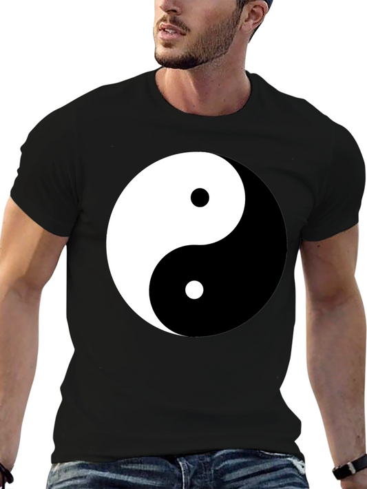 Yin Yang Balance Black T-Shirt