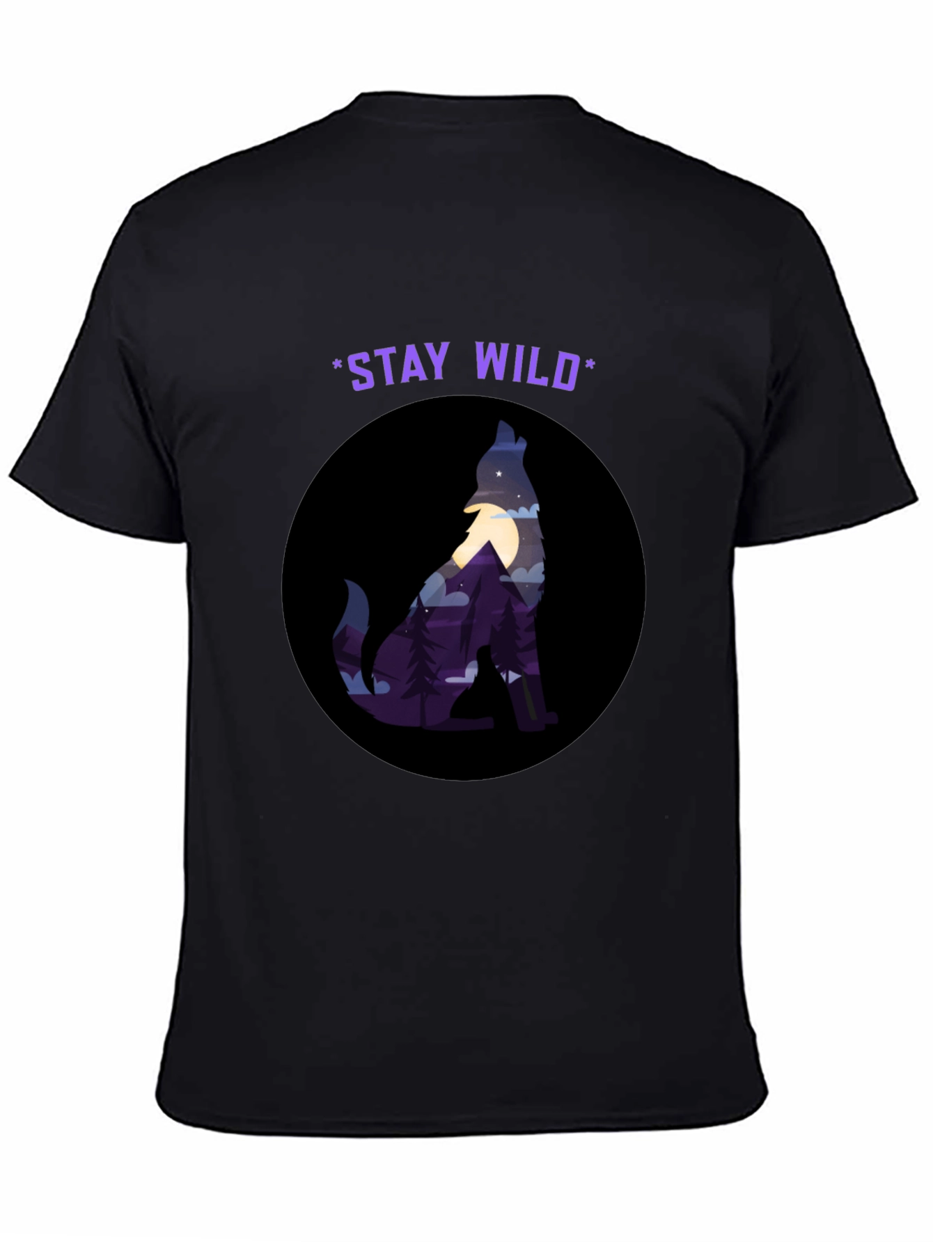 Stay Wild Wolf Graphic Tee