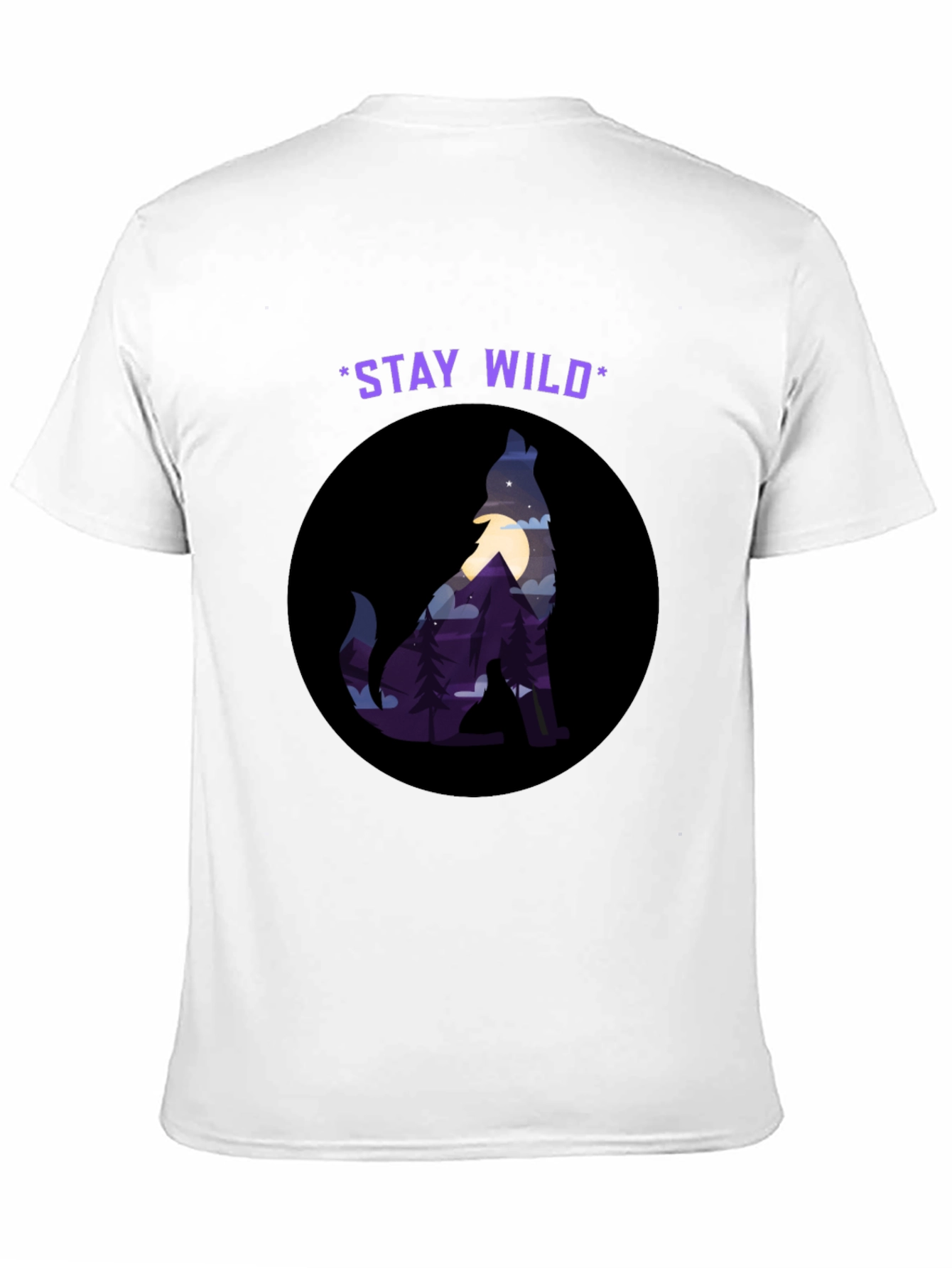 Stay Wild Wolf Graphic Tee