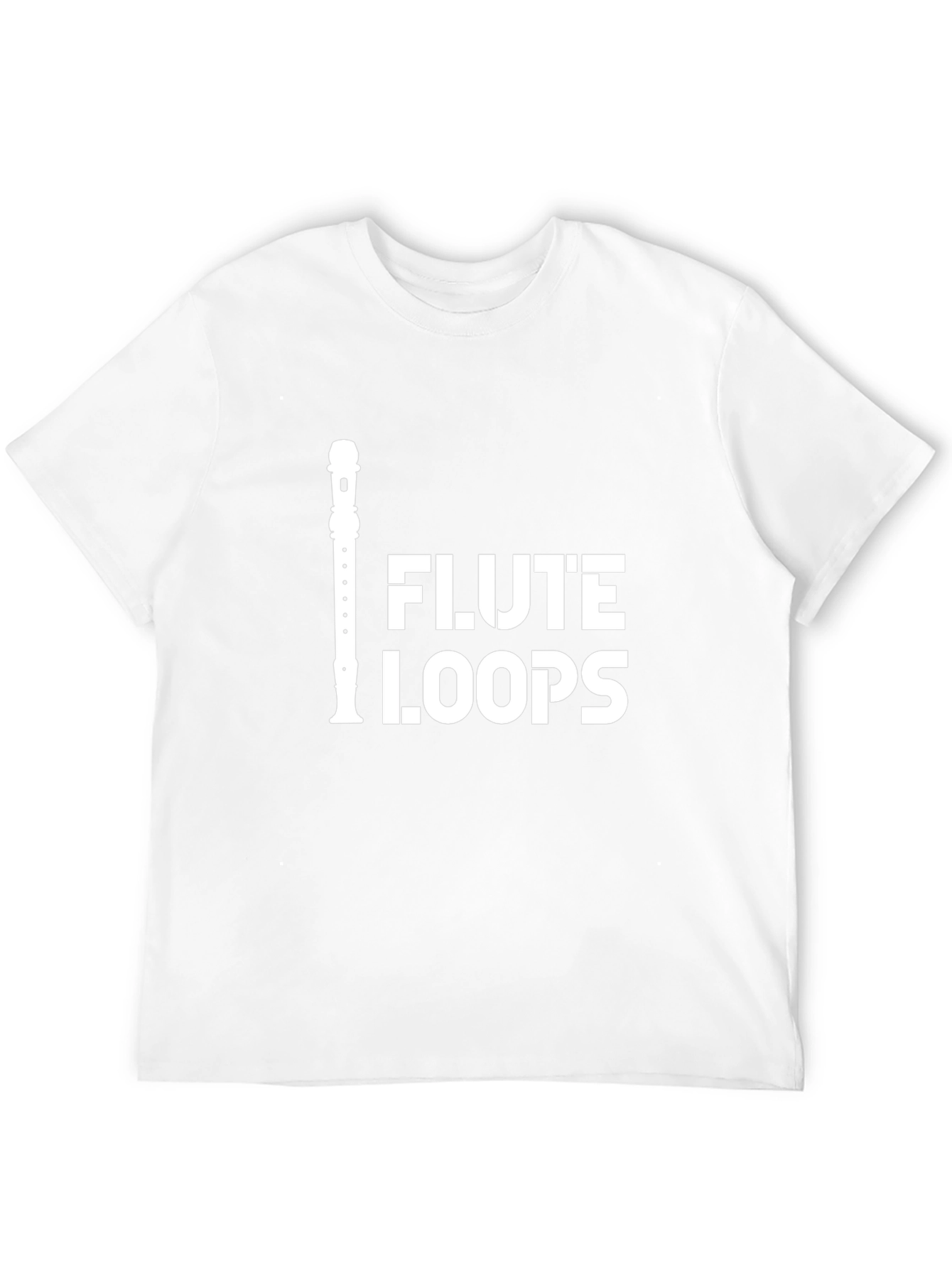 Flute Loops Graphic Tee - Music Lover T-Shirt