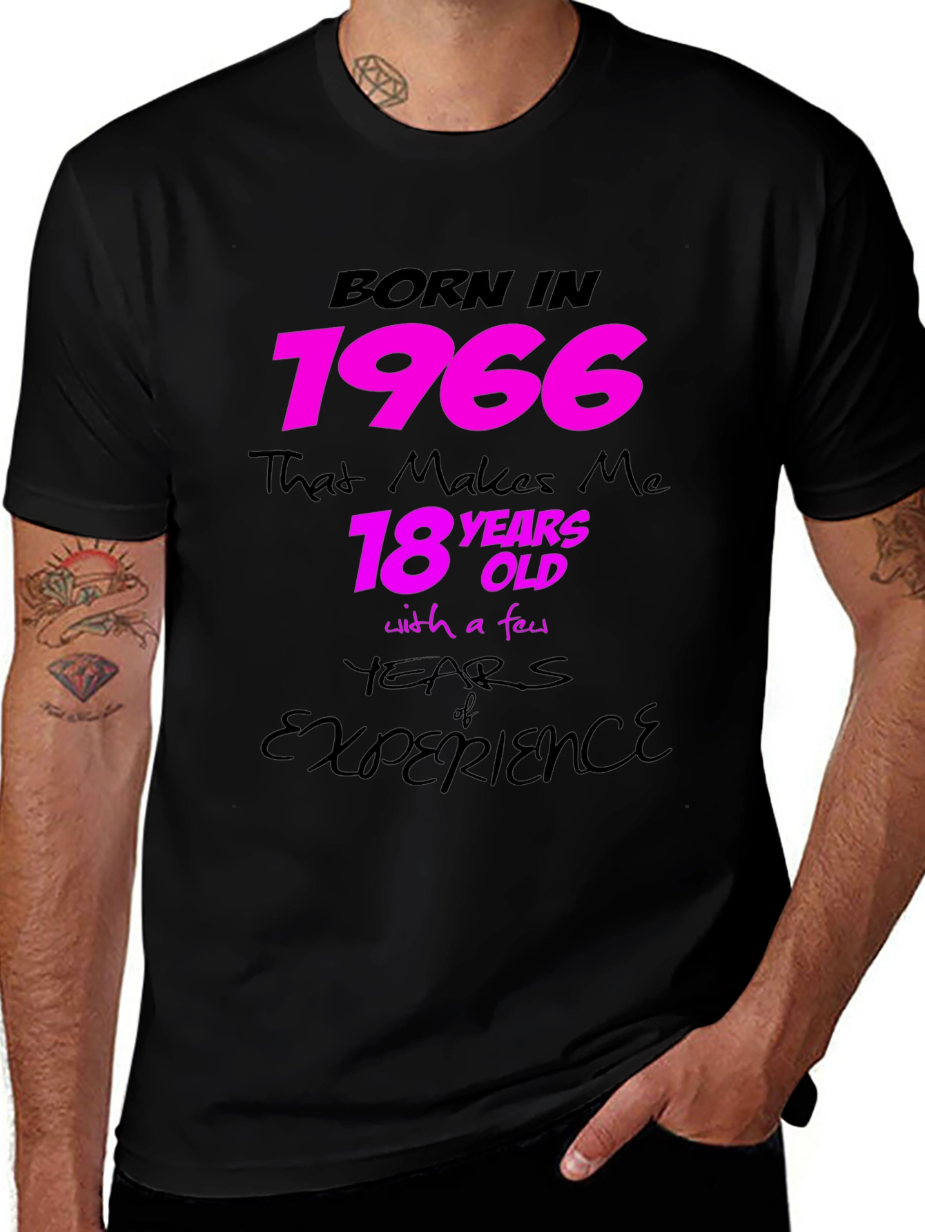 Born in 1966 T-Shirt - Funny Birthday Gift