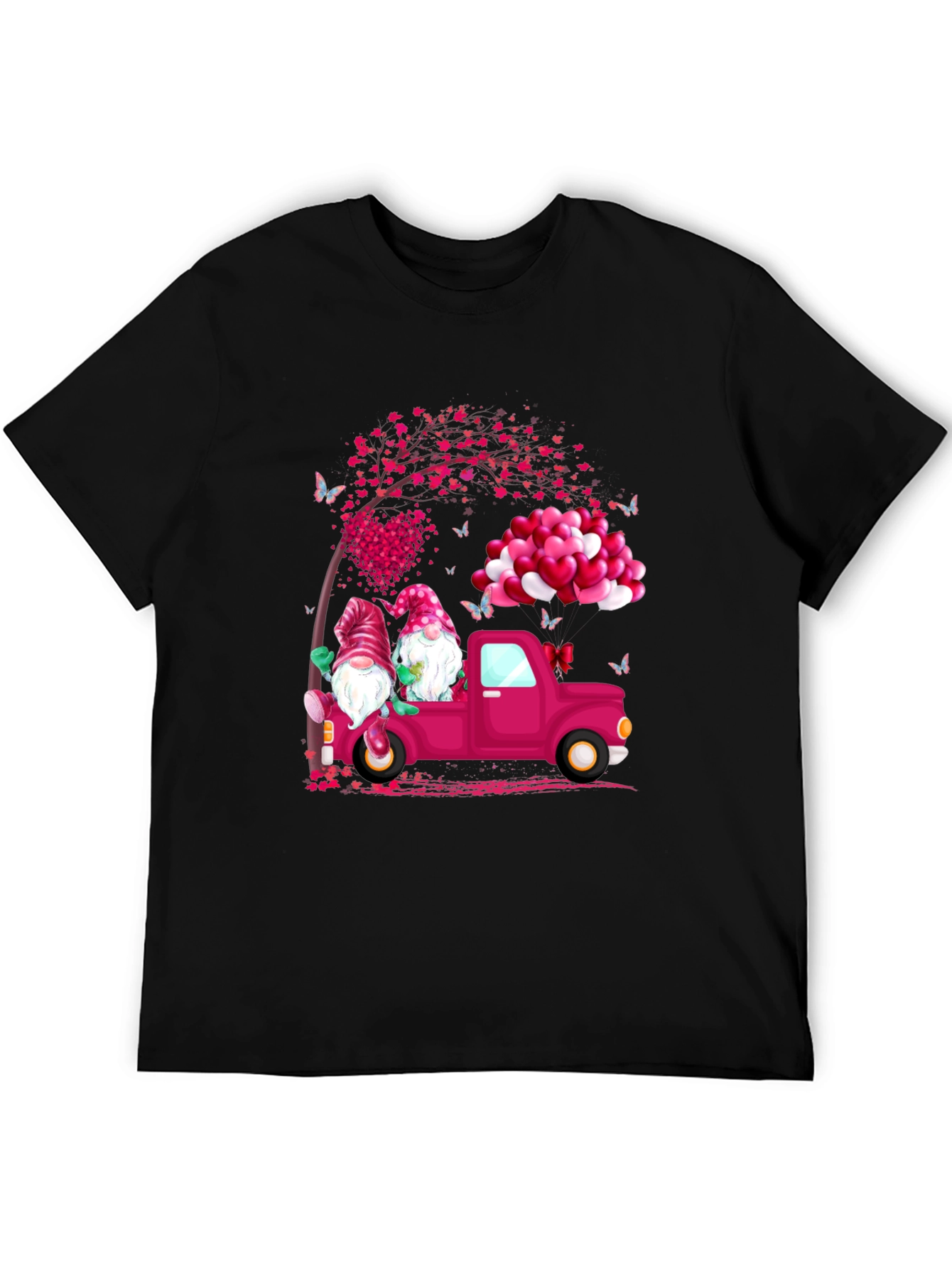 Gnome Love Truck Valentines Day T-Shirt