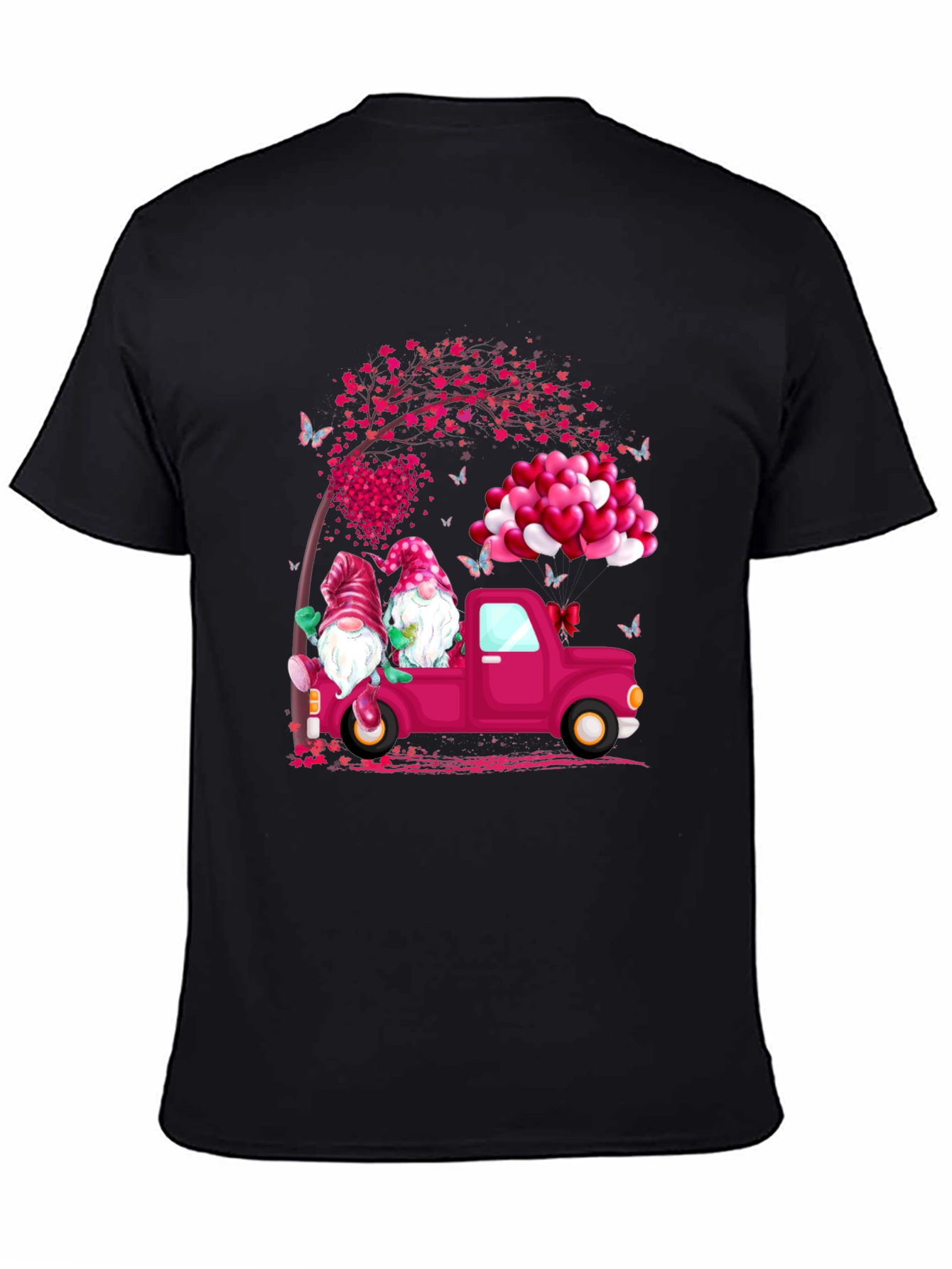 Gnome Love Truck Valentines Day T-Shirt