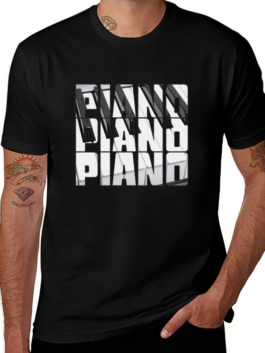 Piano Keys T-Shirt - Musical Instrument Tee
