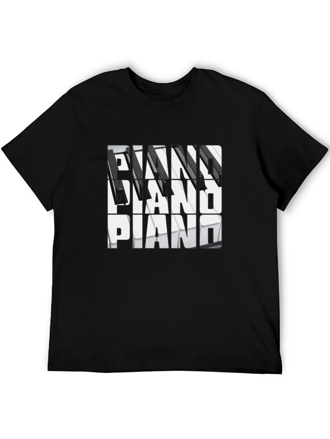 Piano Keys T-Shirt - Musical Instrument Tee