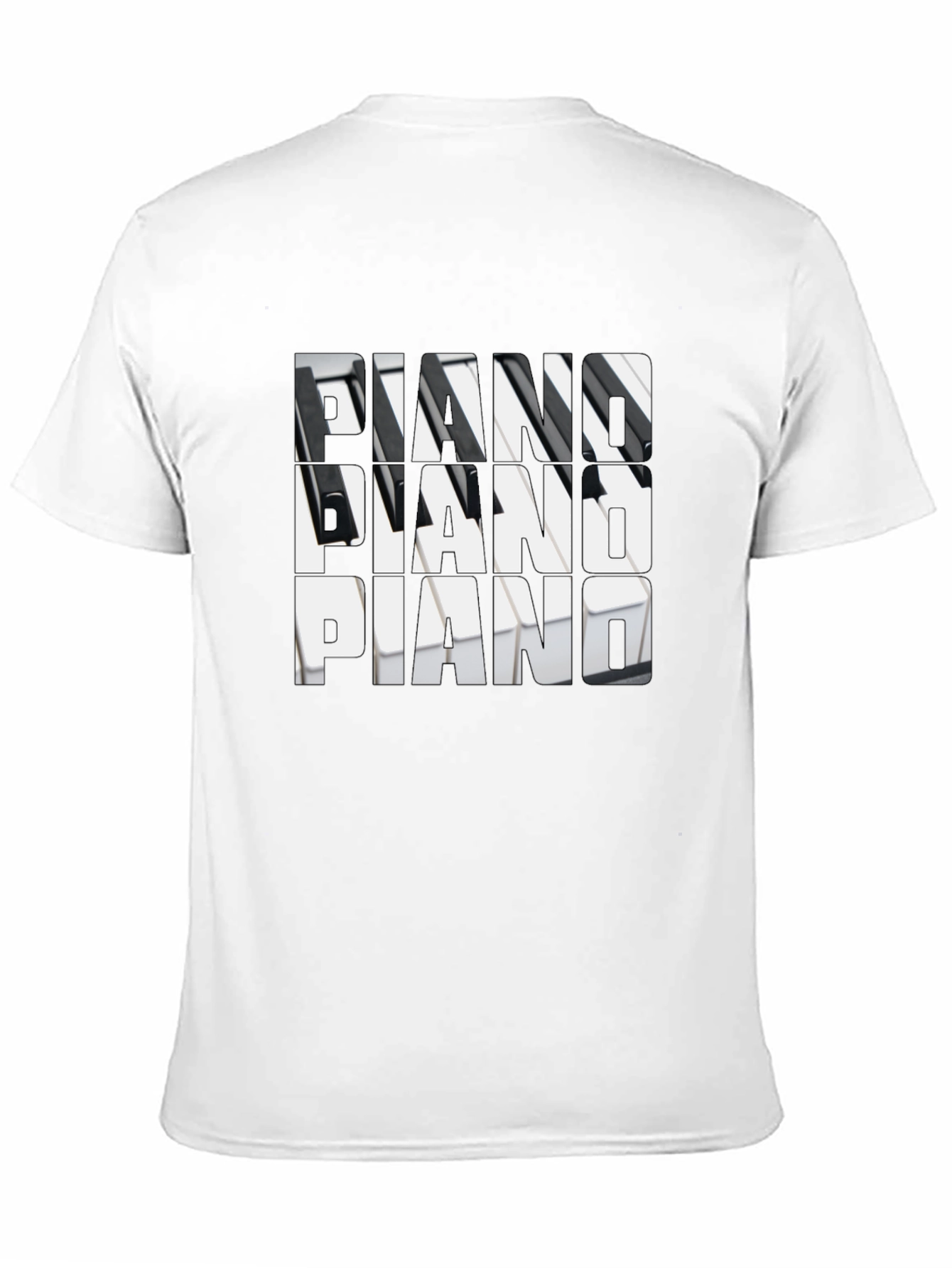Piano Keys T-Shirt - Musical Instrument Tee