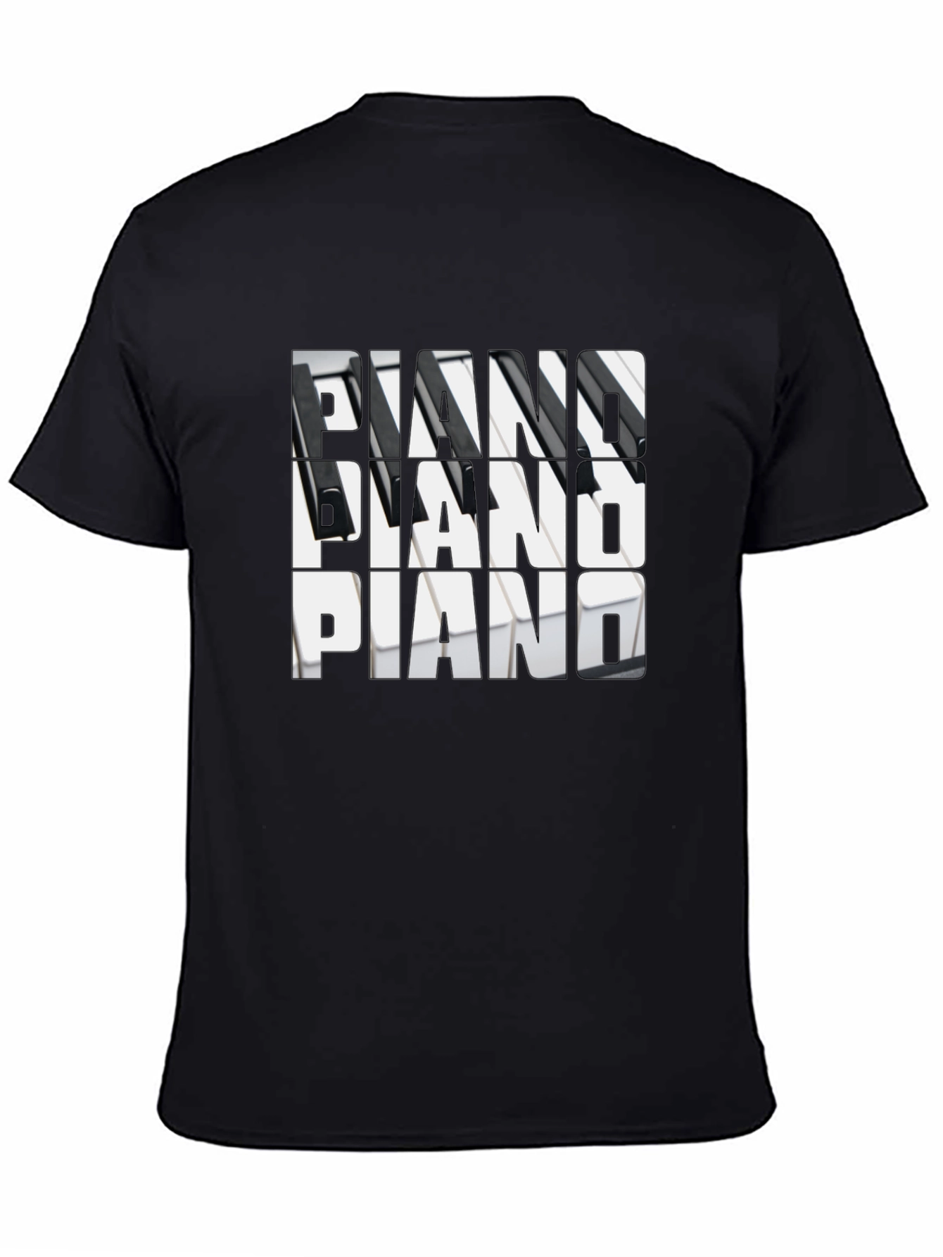 Piano Keys T-Shirt - Musical Instrument Tee
