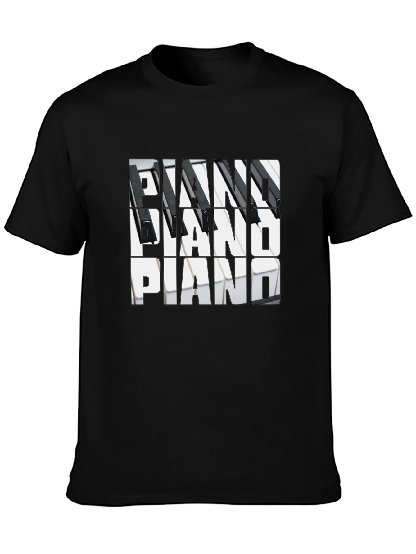 Piano Keys T-Shirt - Musical Instrument Tee