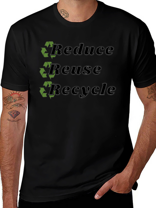 Reduce Reuse Recycle Graphic T-Shirt