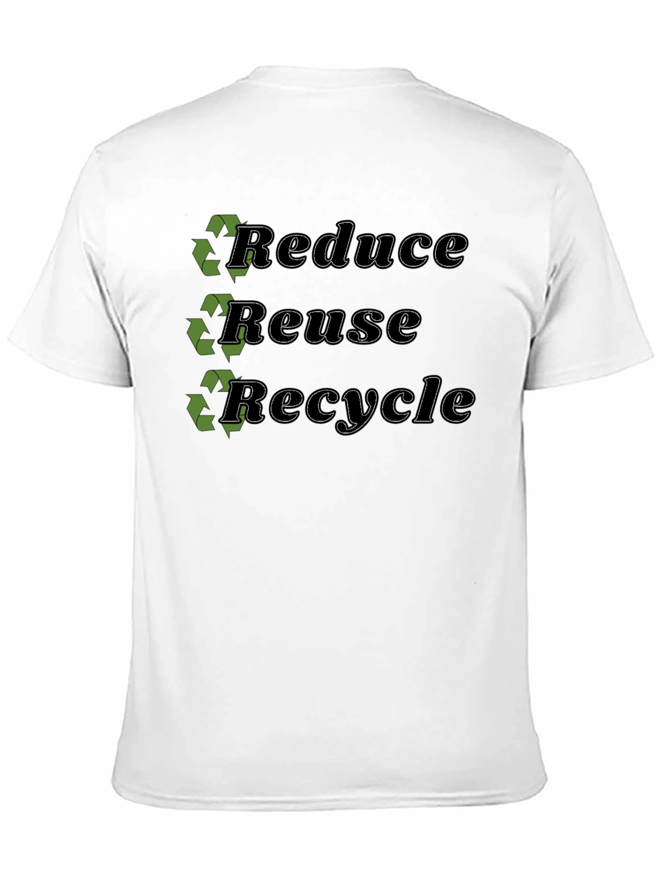 Reduce Reuse Recycle Graphic T-Shirt