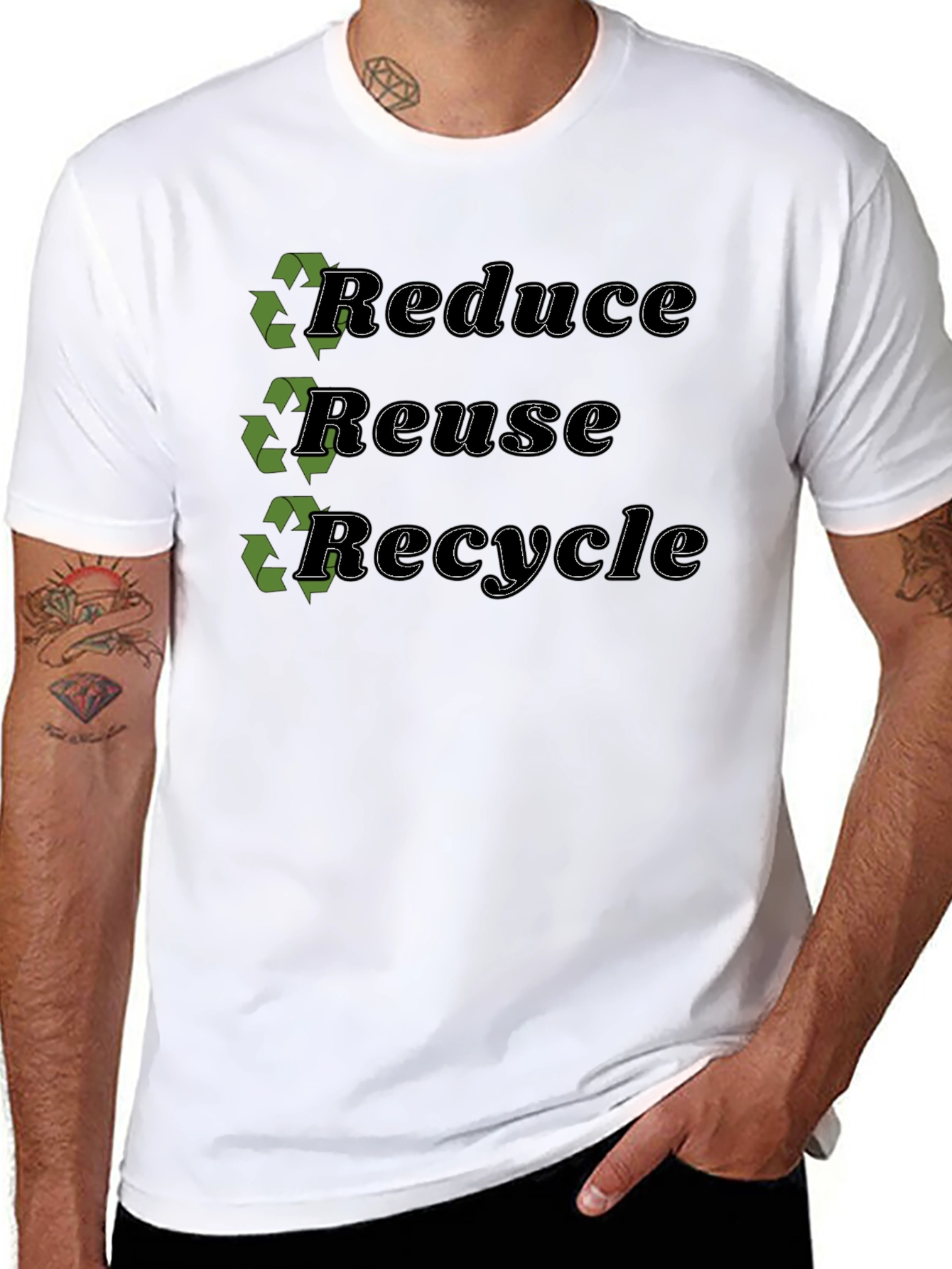 Reduce Reuse Recycle Graphic T-Shirt