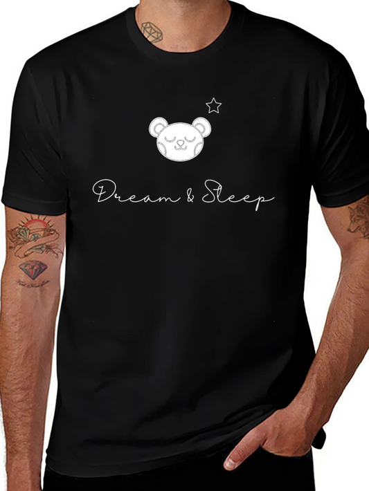 Dream & Sleep Bear T-Shirt - Soft & Stylish