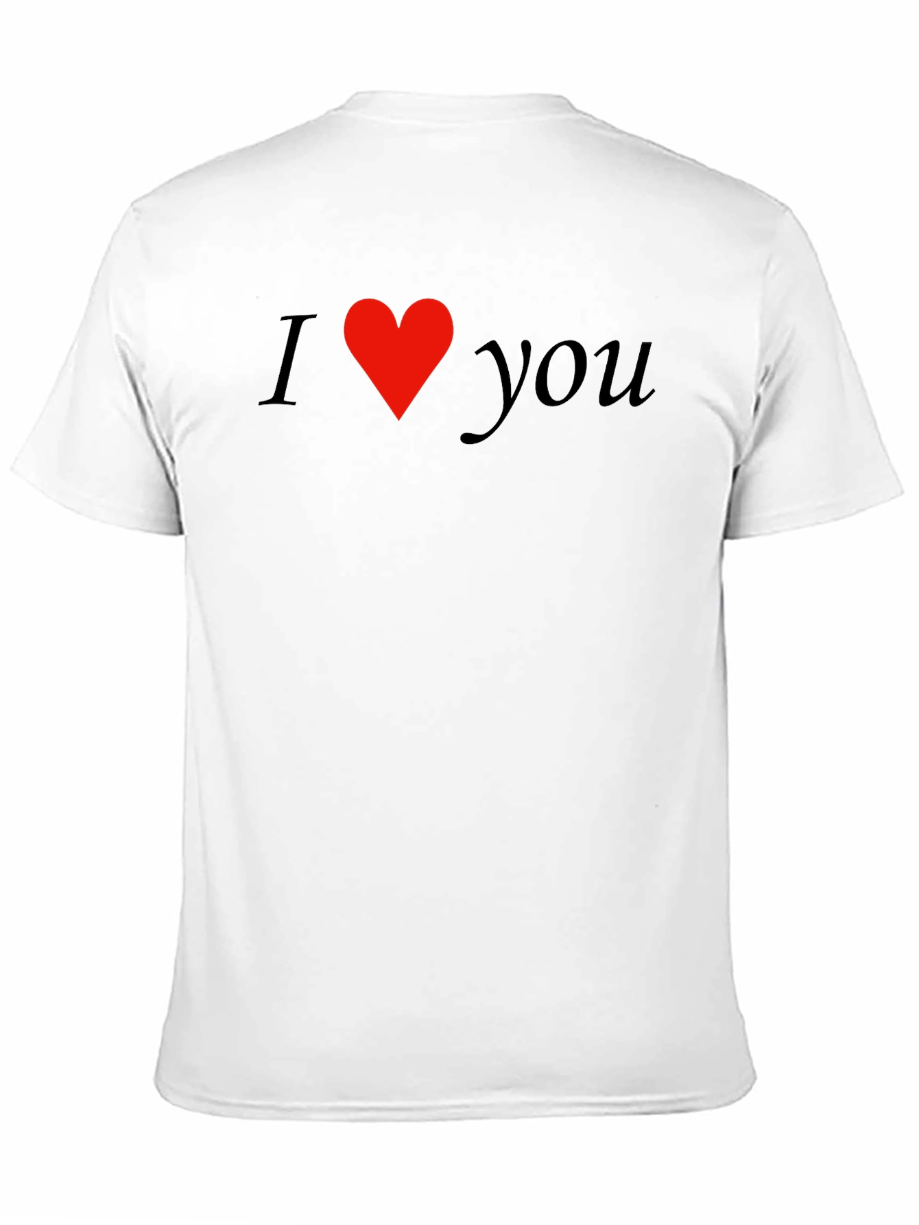 I Heart You Black Graphic Tee