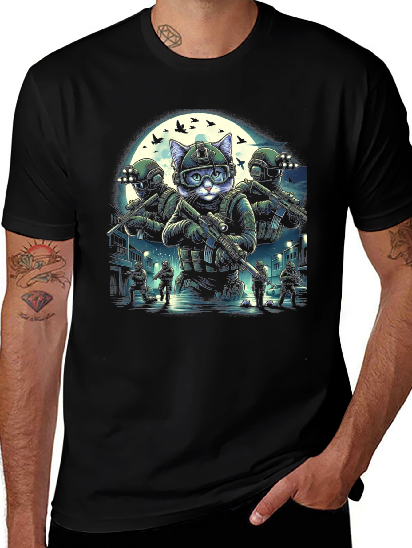 Tactical Cat Squad T-Shirt