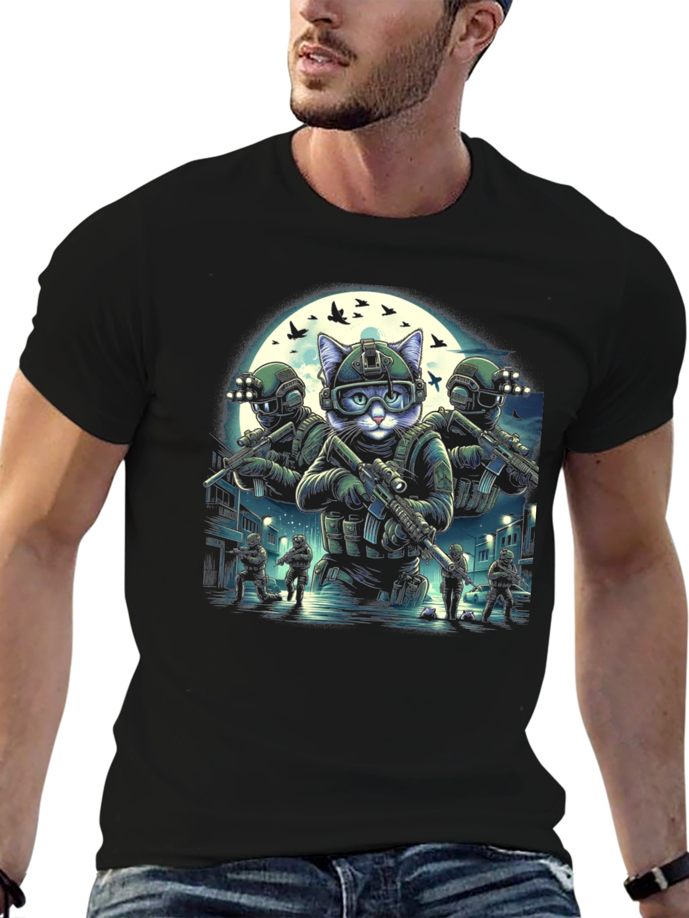 Tactical Cat Squad T-Shirt