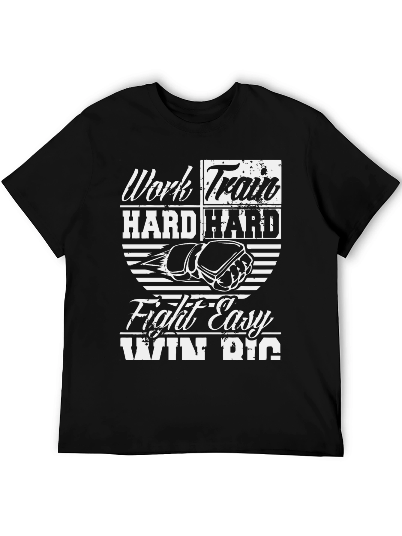 Work Hard Train Hard Graphic Tee