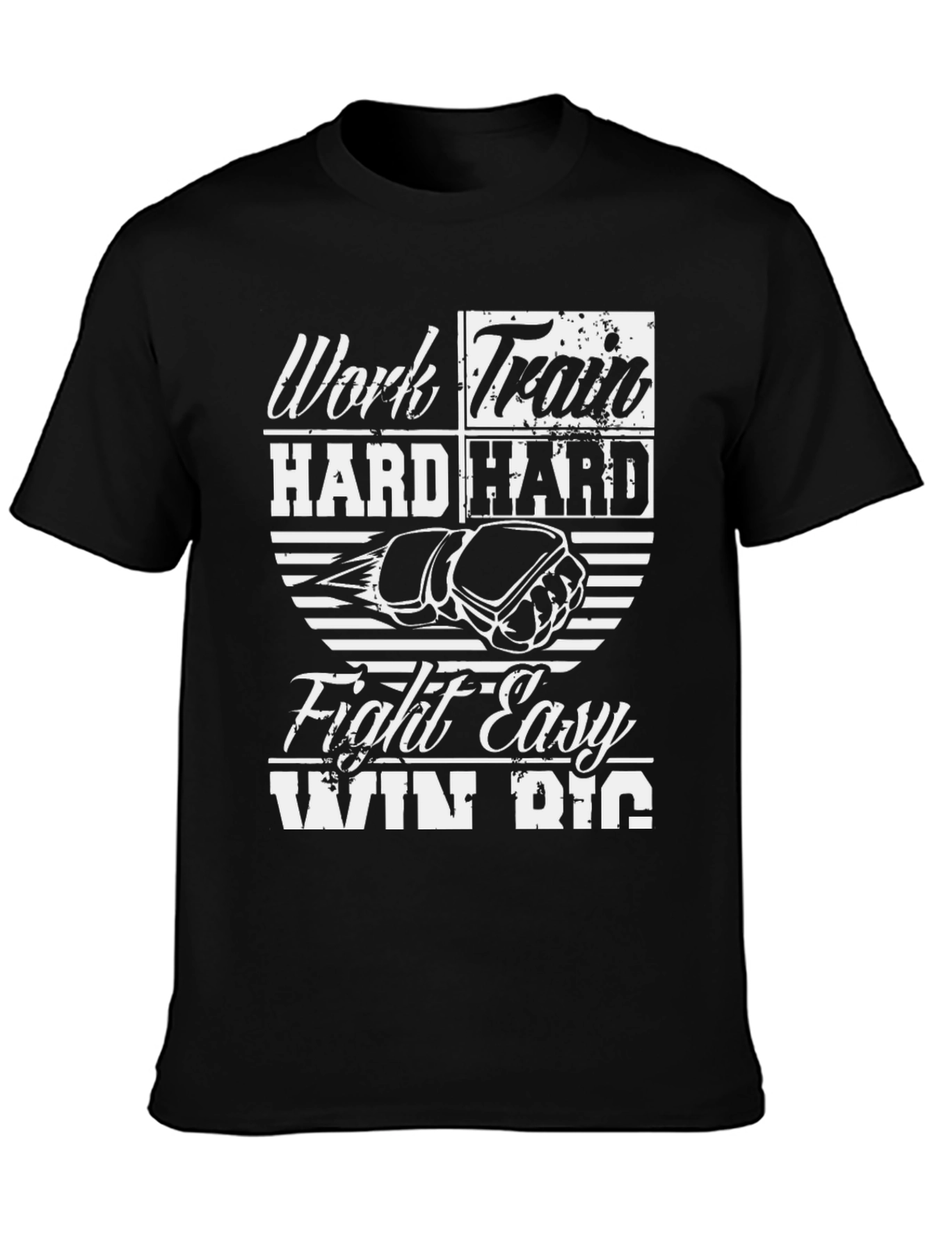 Work Hard Train Hard Graphic Tee