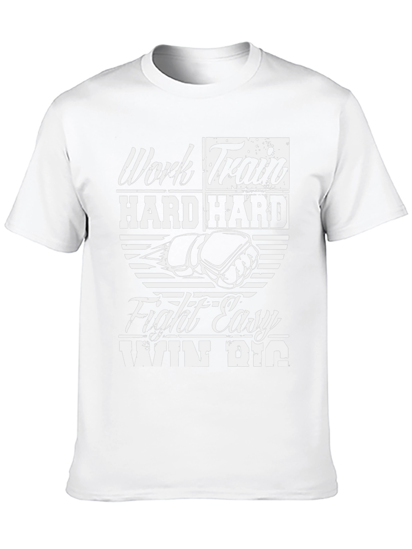 Work Hard Train Hard Graphic Tee