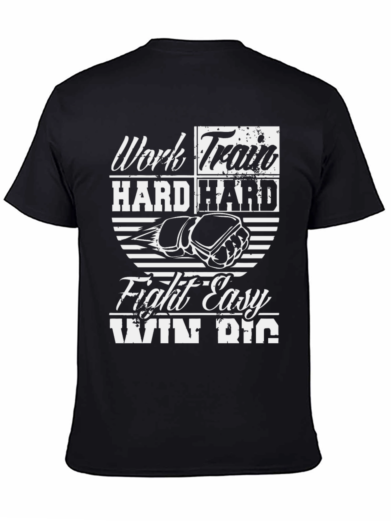 Work Hard Train Hard Graphic Tee