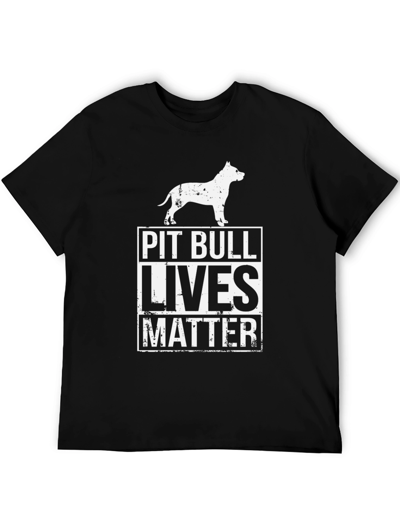 Pit Bull Lives Matter Graphic T-Shirt