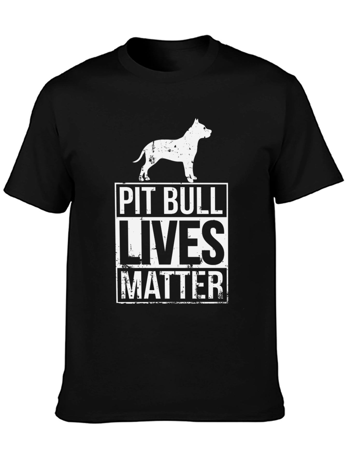 Pit Bull Lives Matter Graphic T-Shirt