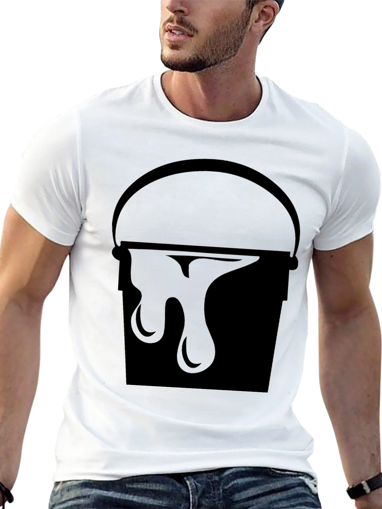 Paint Bucket T-Shirt - Stylish Graphic Tee