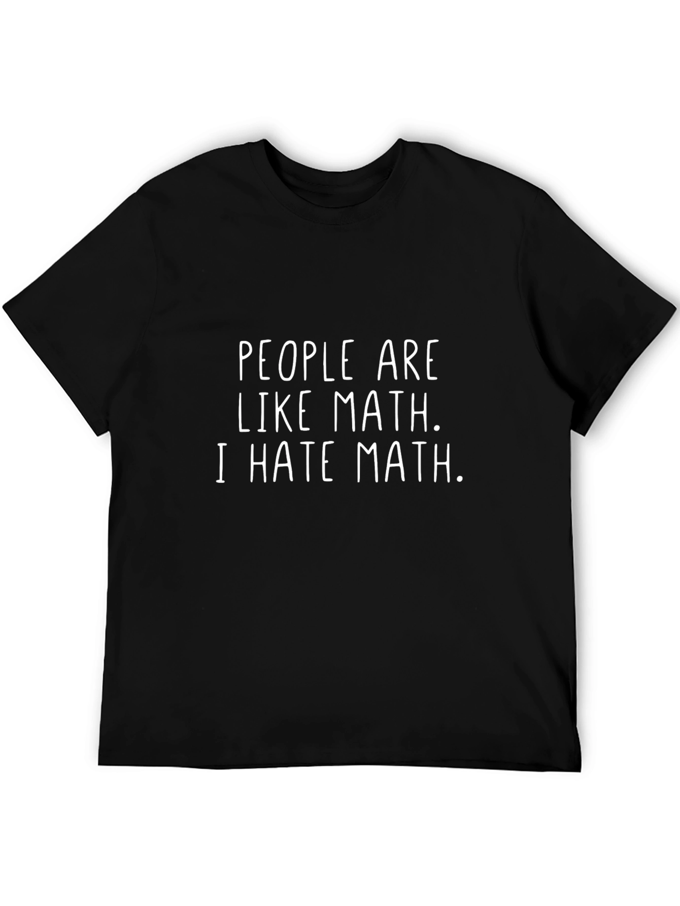 Funny Math Hate Graphic Tee